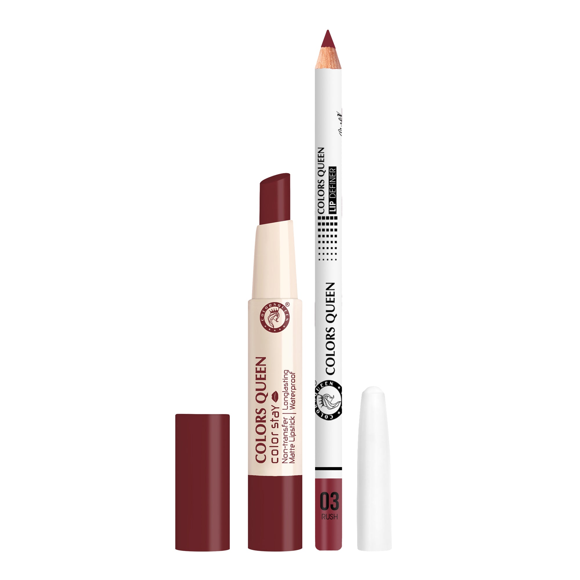 Color Stay Non-Transfer Lipstick and Lip Definer Combo