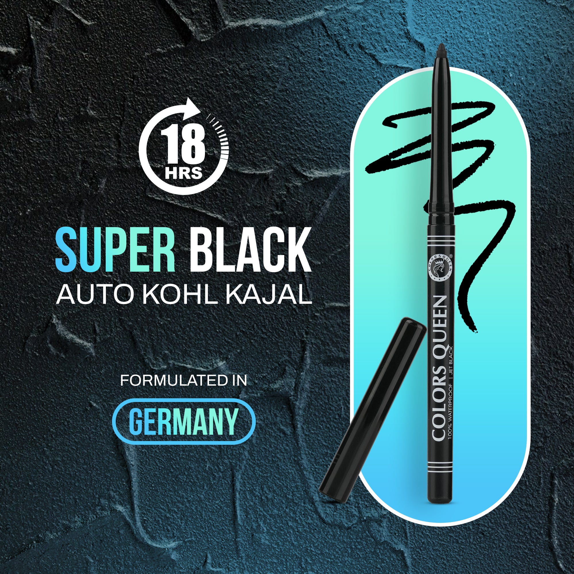Super Black Auto Kohl Kajal