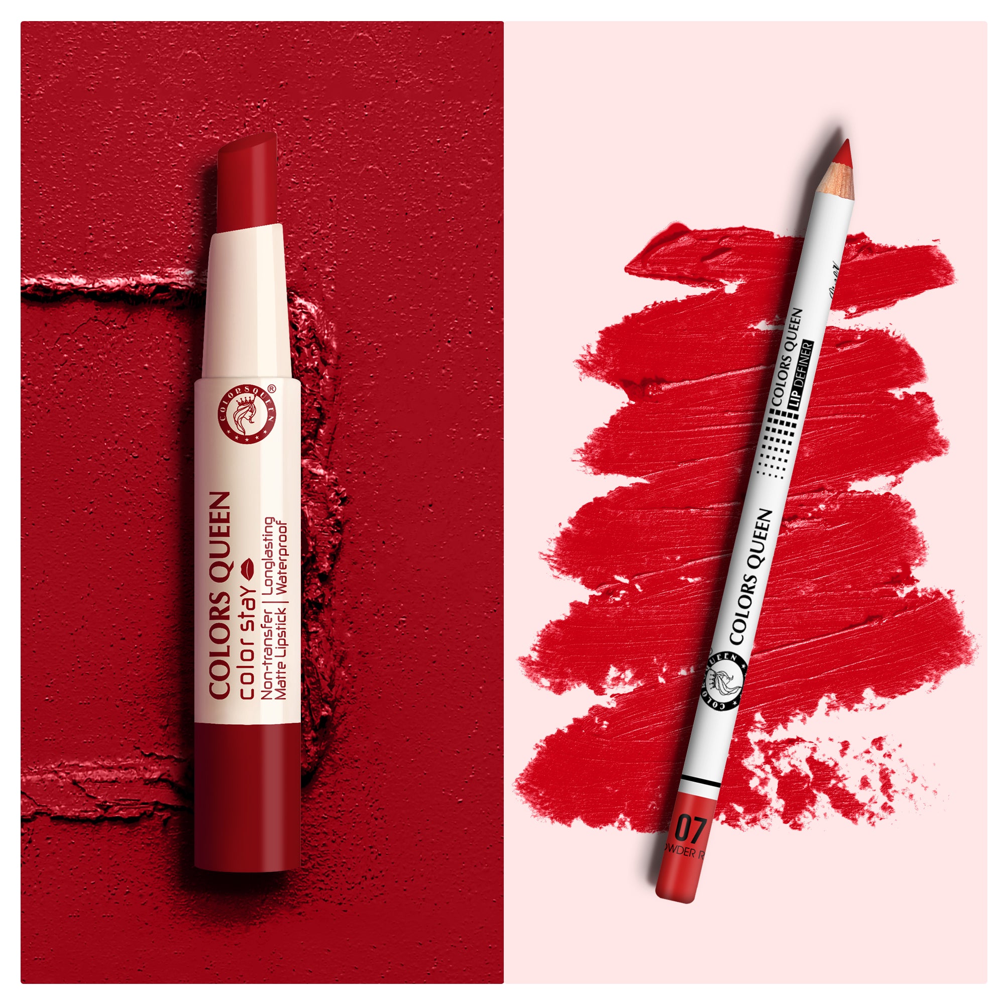 Color Stay Non-Transfer Lipstick and Lip Definer Combo
