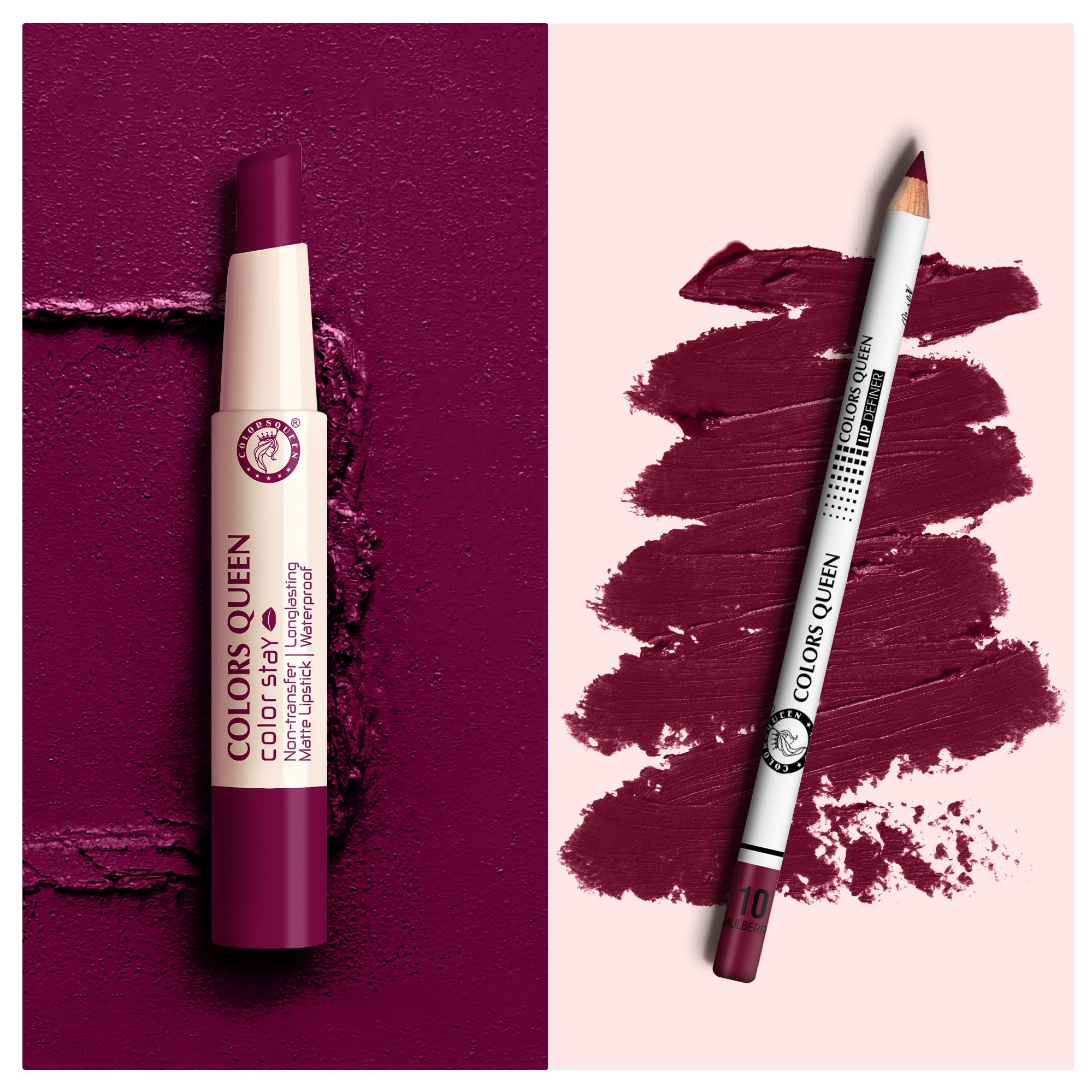 Color Stay Non-Transfer Lipstick and Lip Definer Combo