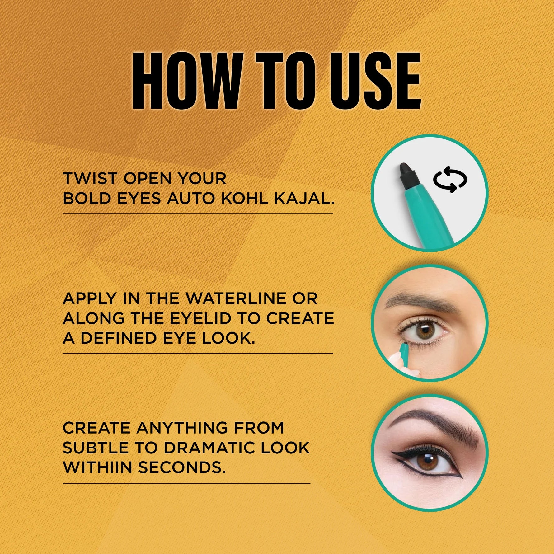 Bold Eyes Auto Kajal