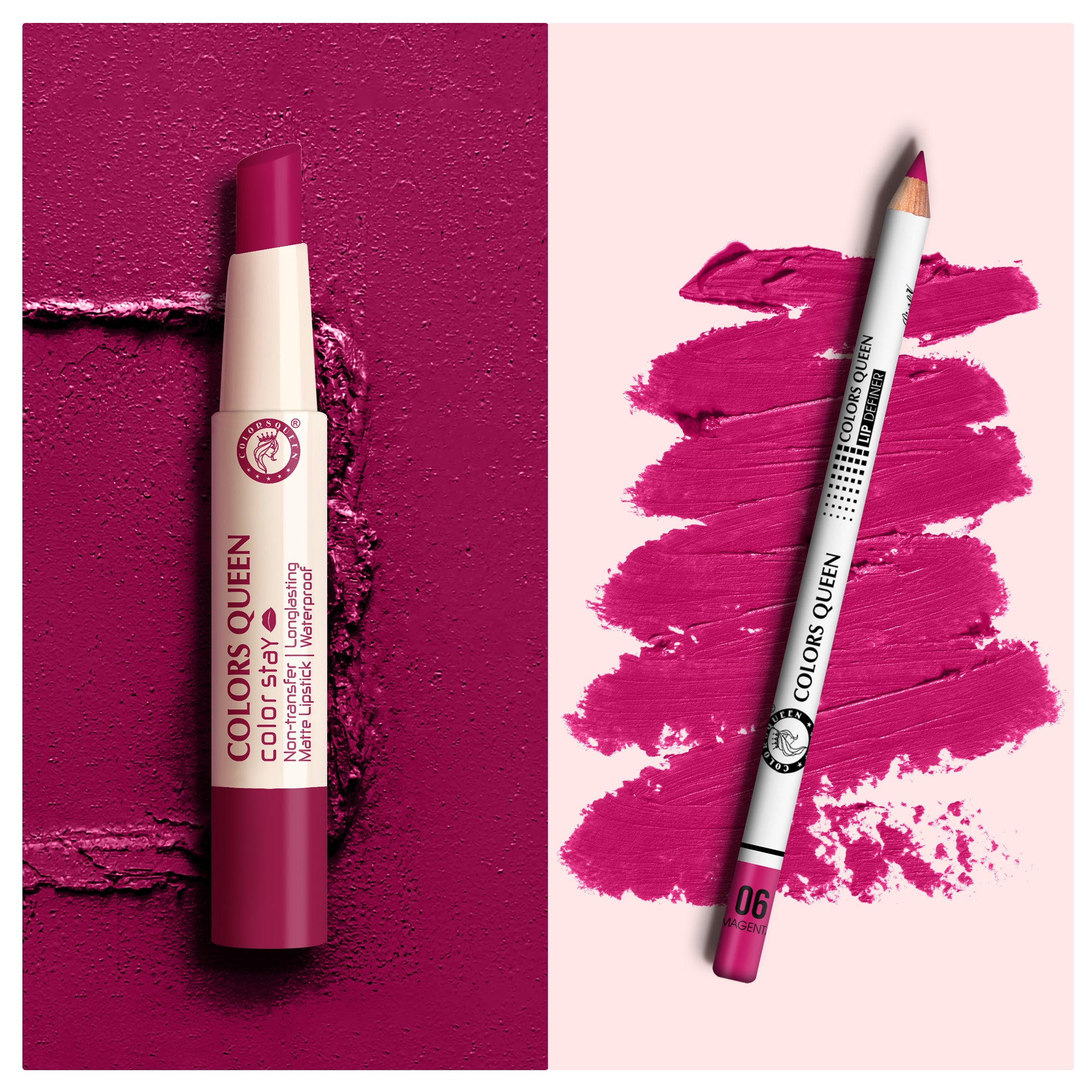 Color Stay Non-Transfer Lipstick and Lip Definer Combo
