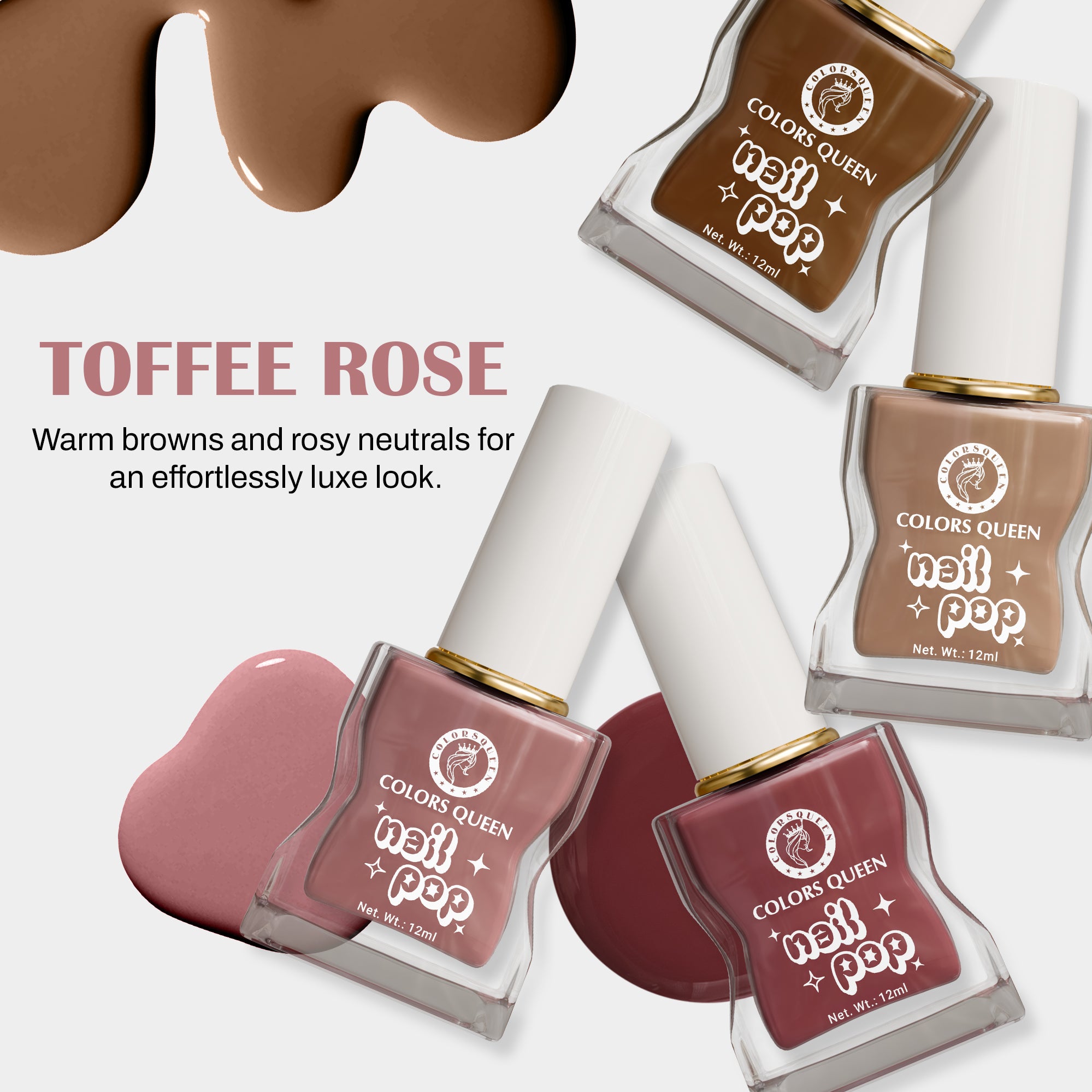 Nail Pop Nail Polish Combo with Rich, Vibrant Shades