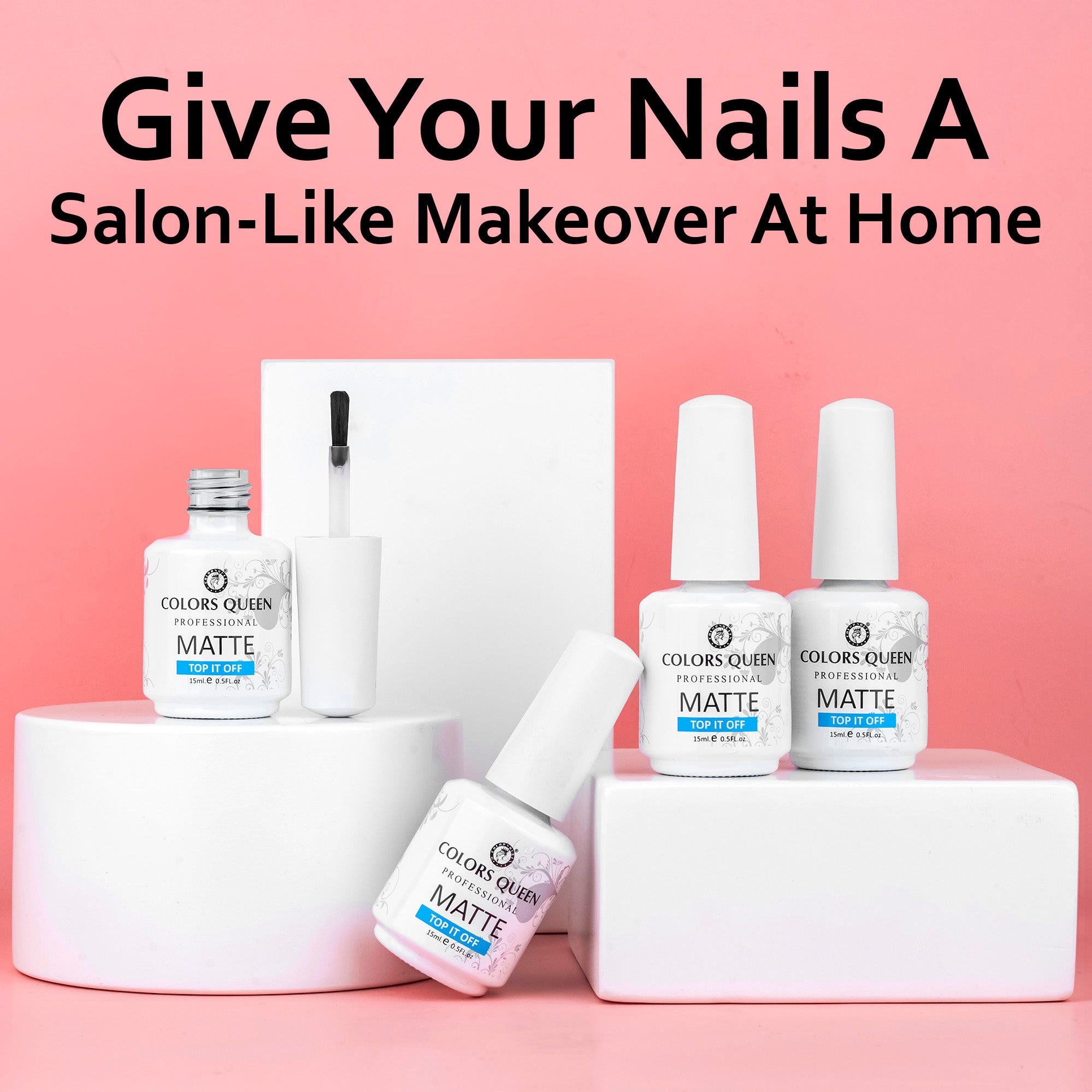 Colors Queen Matte Top It Off Nail polish