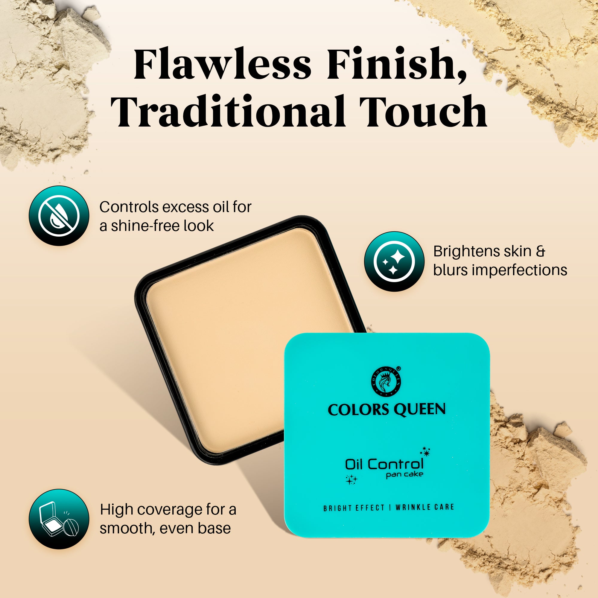 True Much Oil Control Pan Cake | 15 Gram