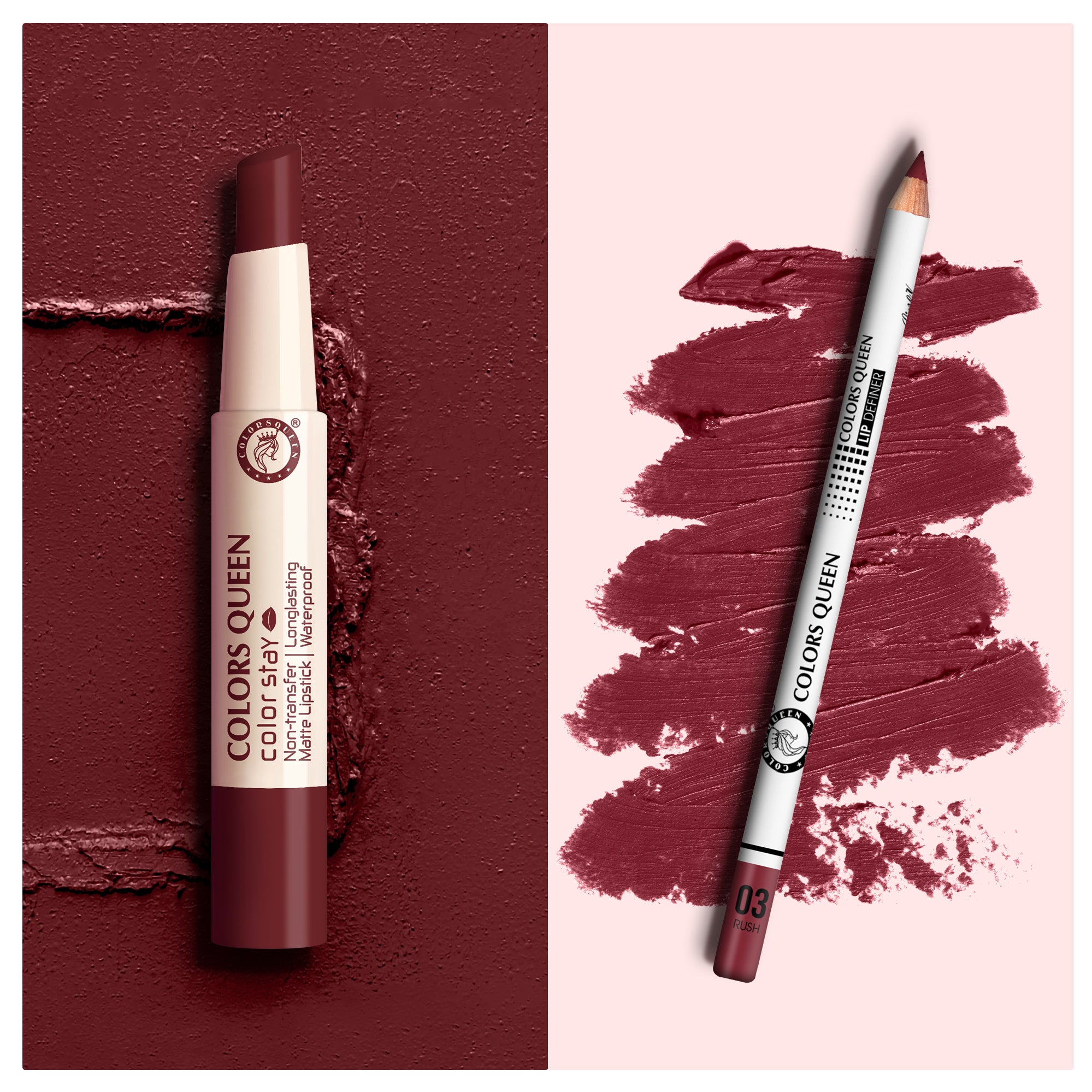 Color Stay Non-Transfer Lipstick and Lip Definer Combo