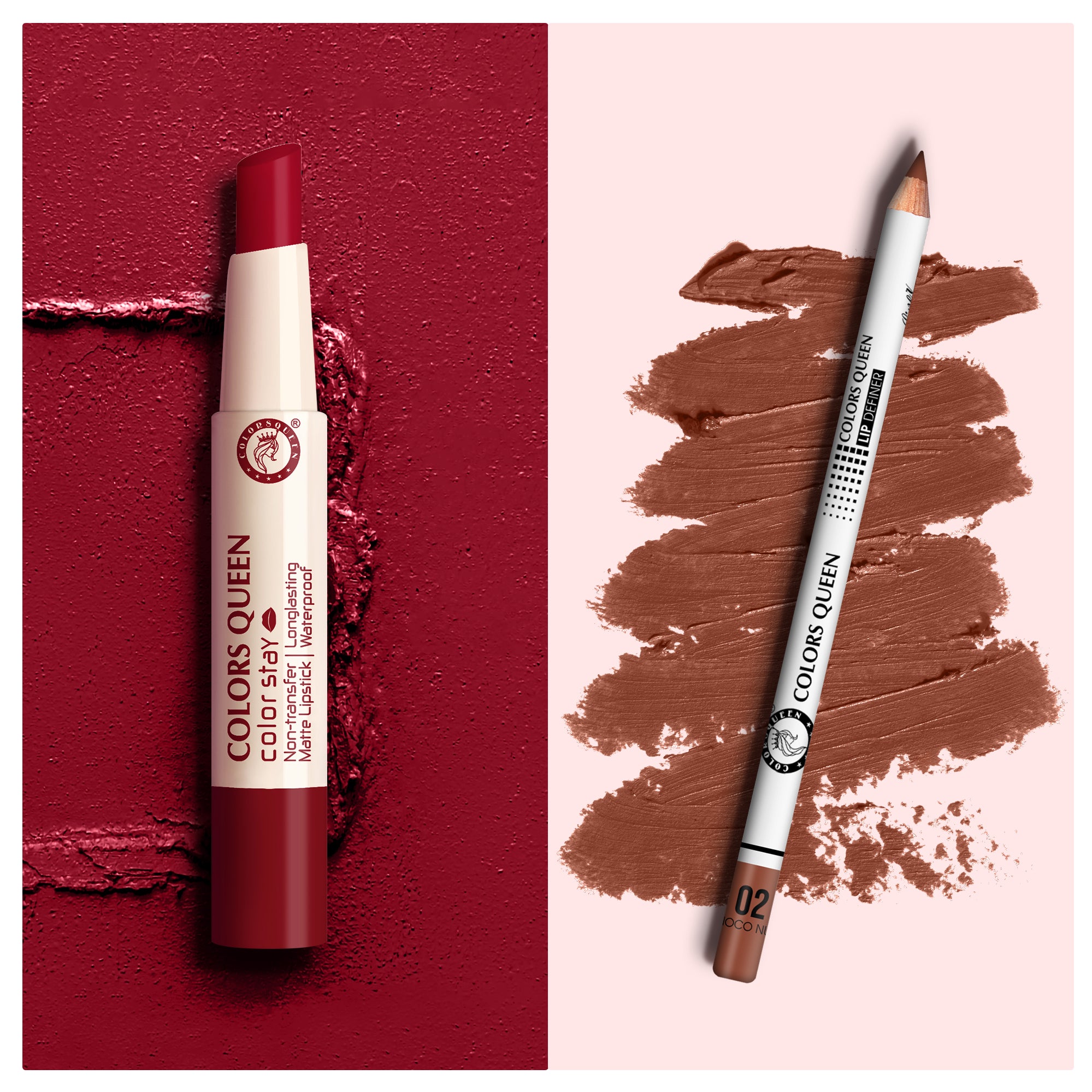 Color Stay Non-Transfer Lipstick and Lip Definer Combo