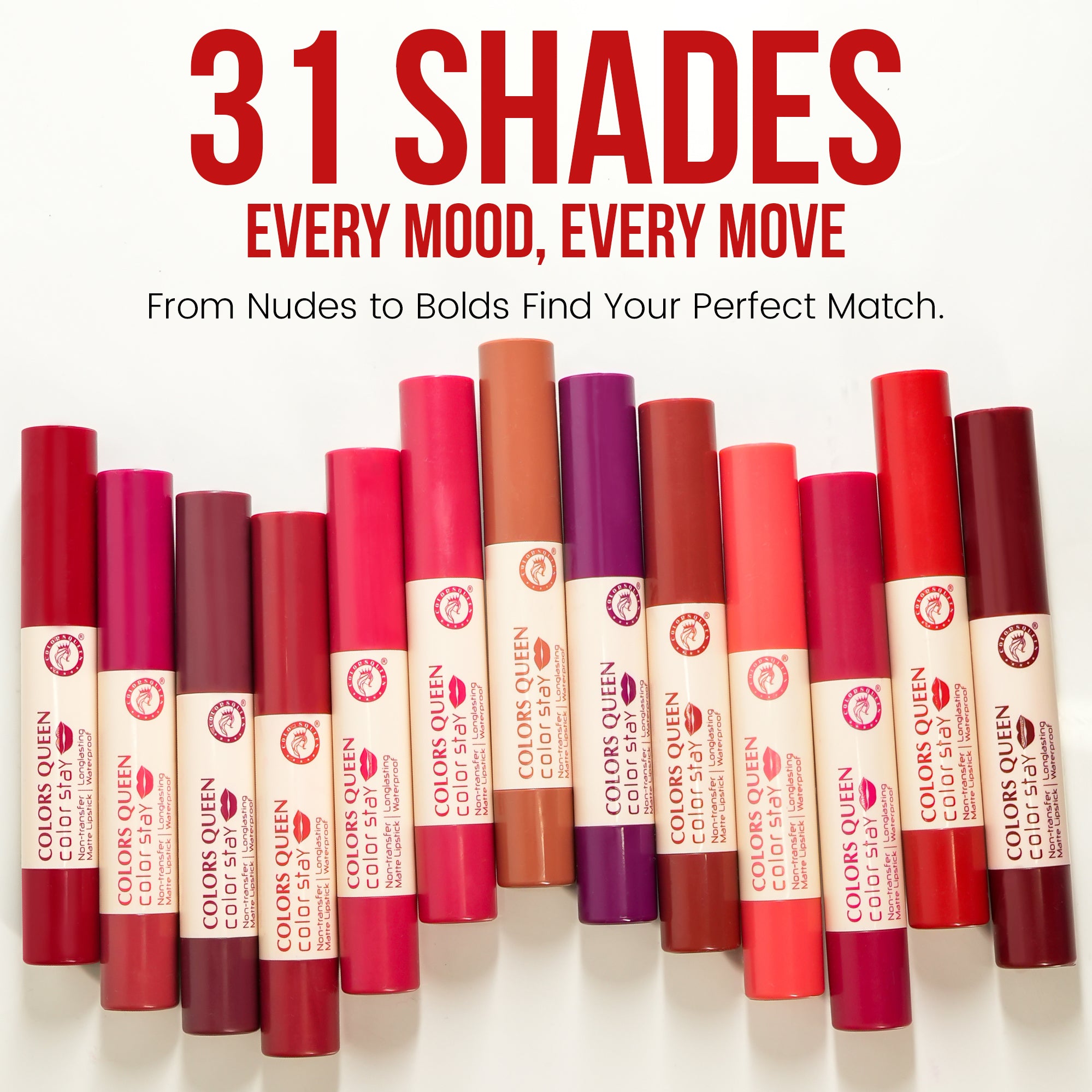 Color Stay Non-Transfer Lipstick – 31 Shades