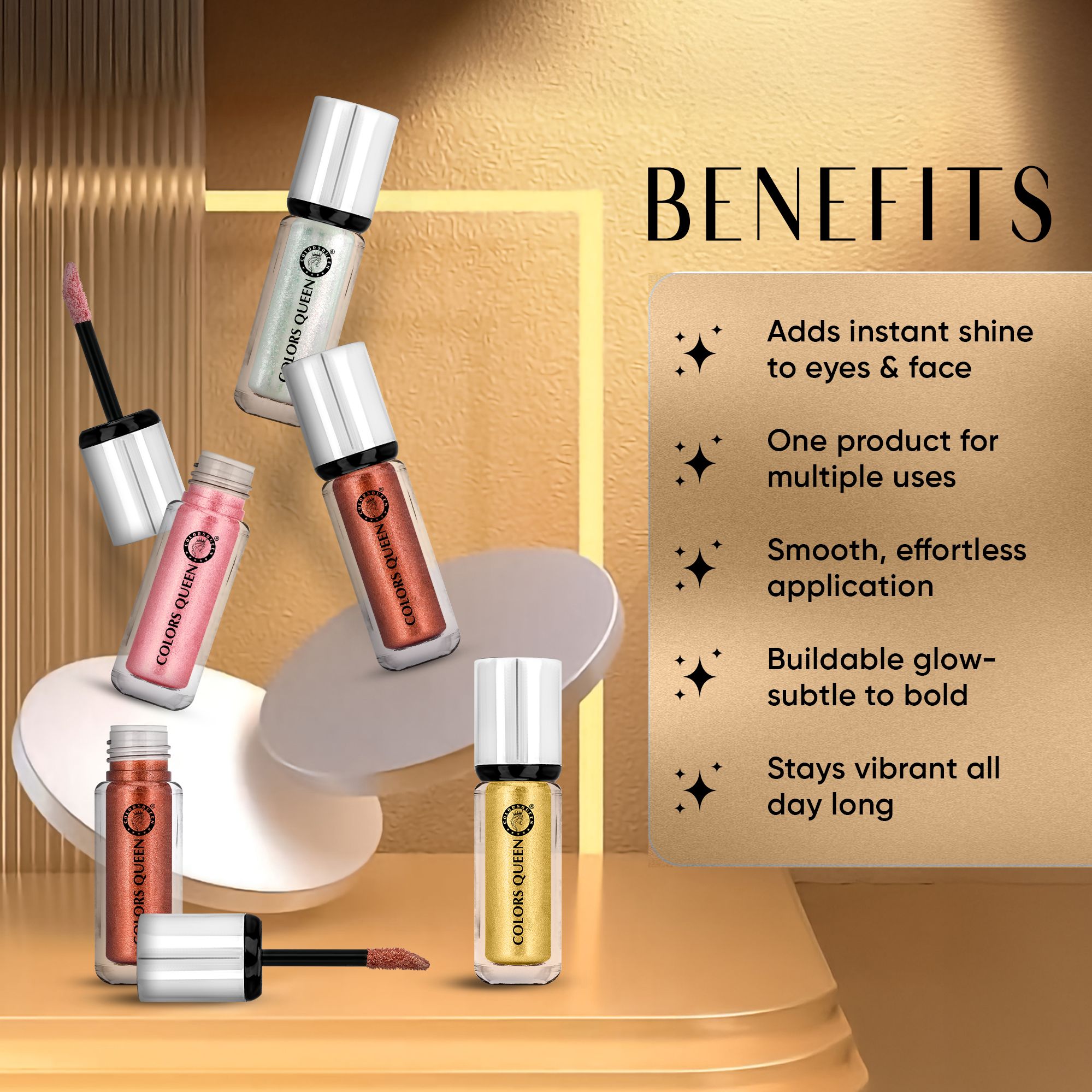 Liquid Metallic Eyeshadow & Face Highlighter