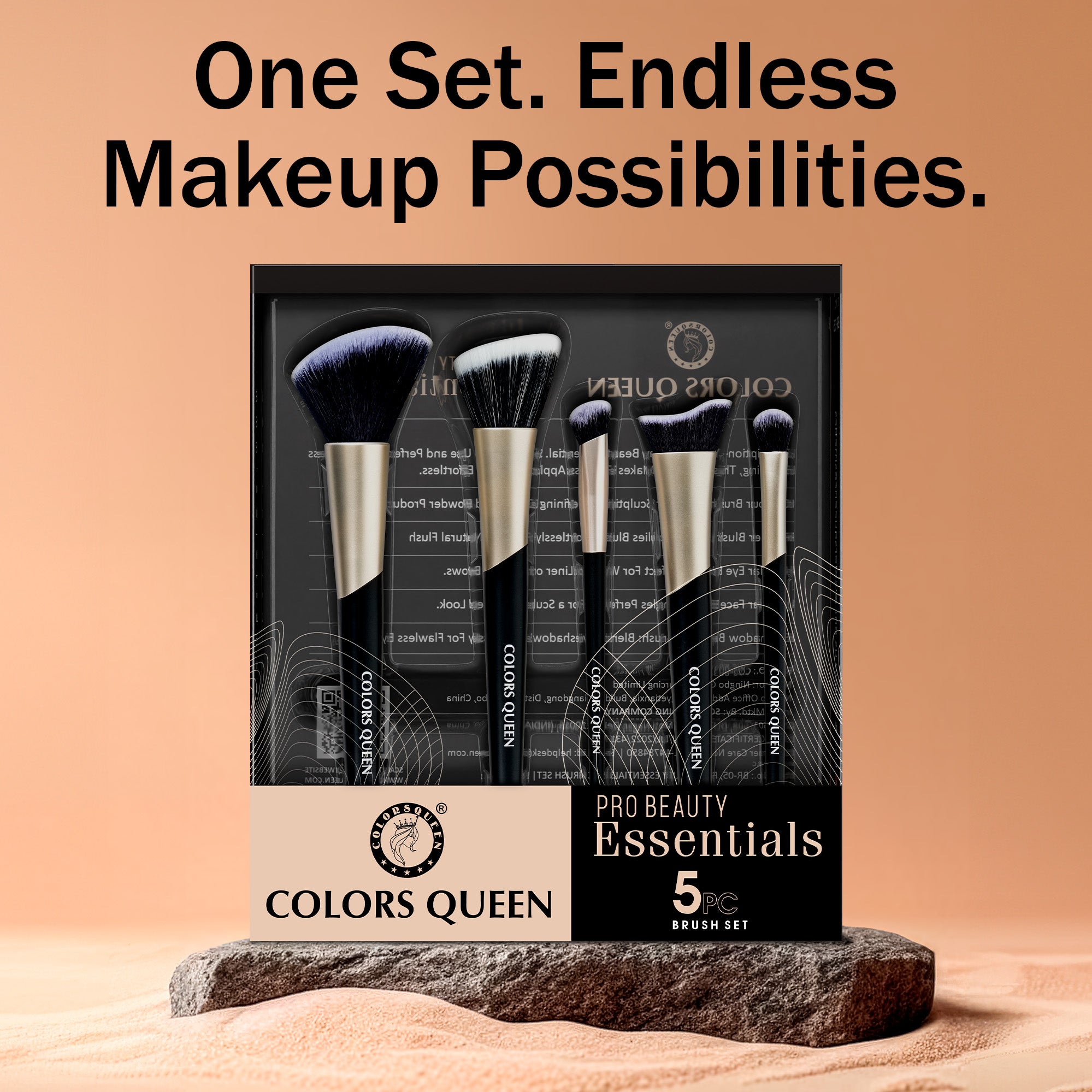 Pro Beauty Essentials 5 pc Brush Set