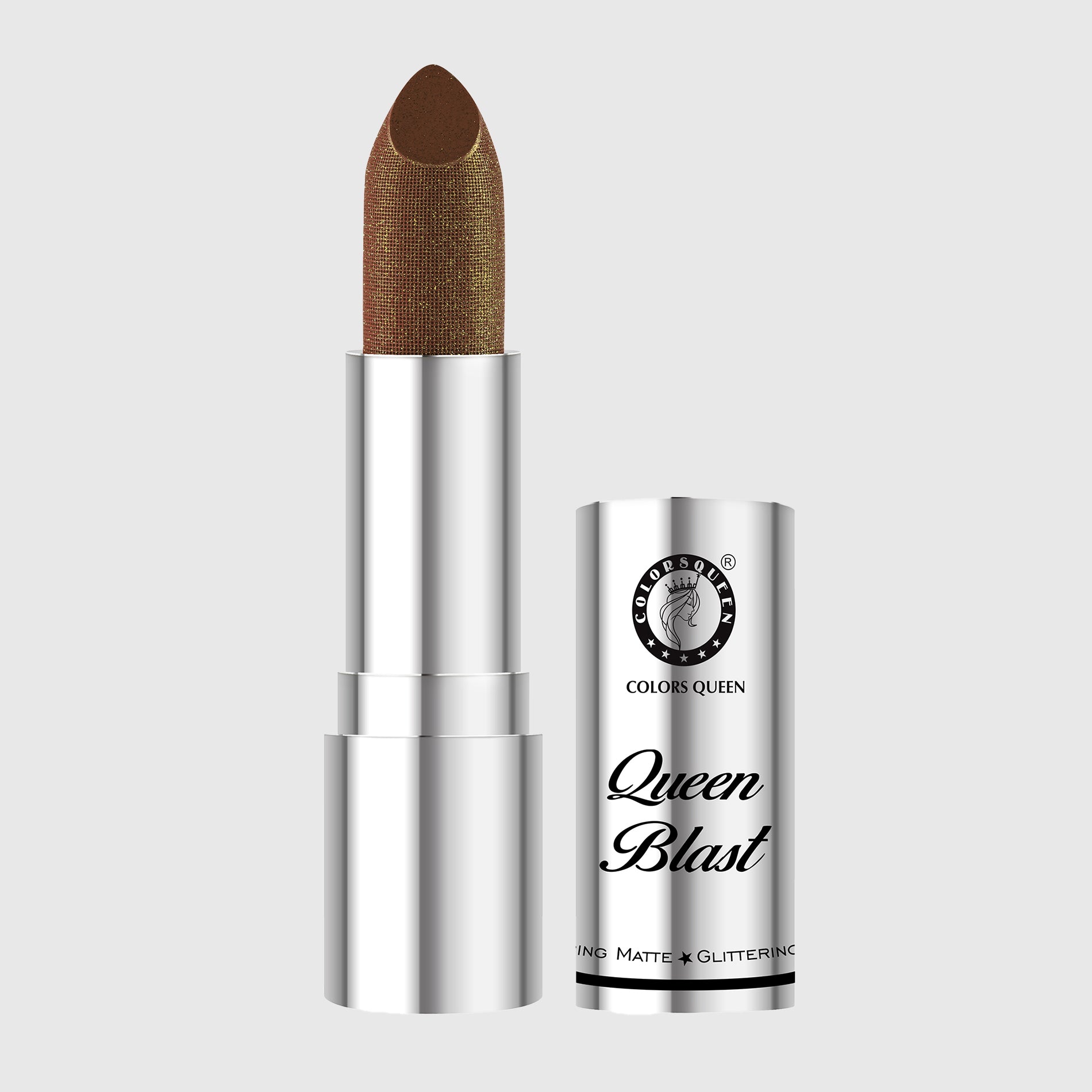 Queen Blast Glittering Matte Lipstick – Bold Shine