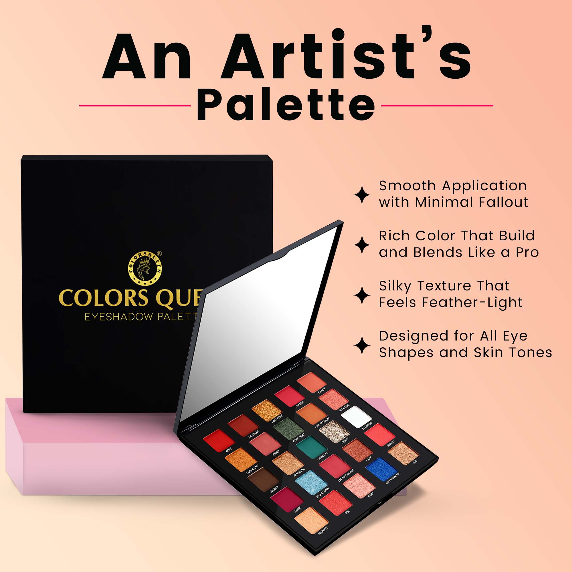 Divine Eyeshadow Palette | 37.5 Gram