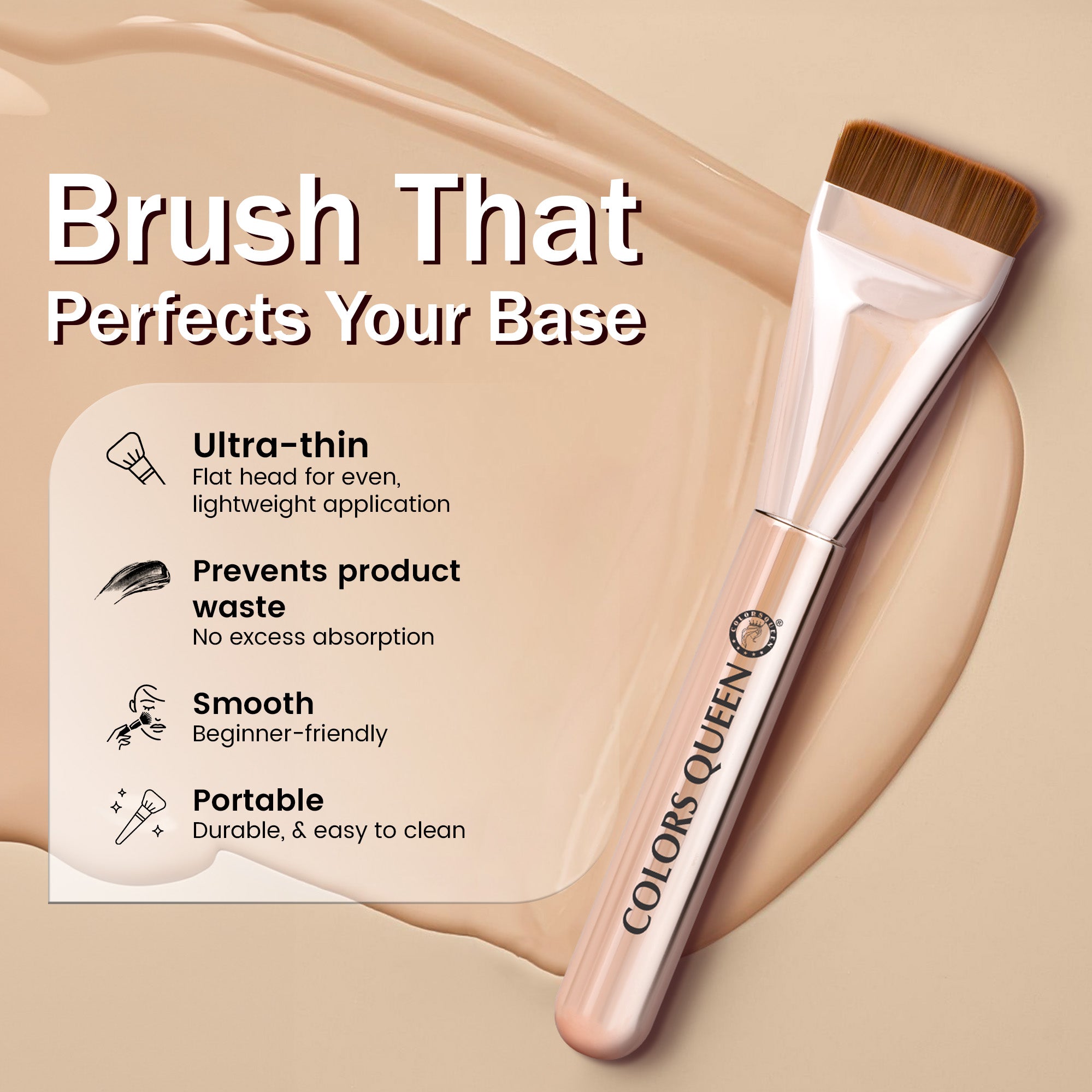 Flat Foundation Brush