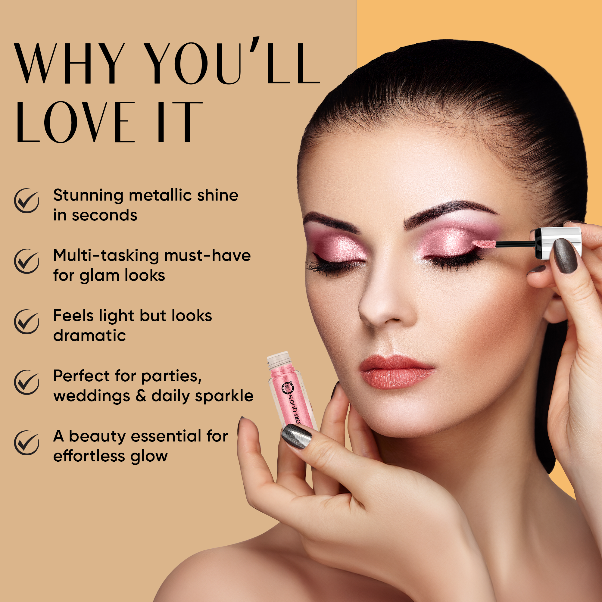 Liquid Metallic Eyeshadow & Face Highlighter