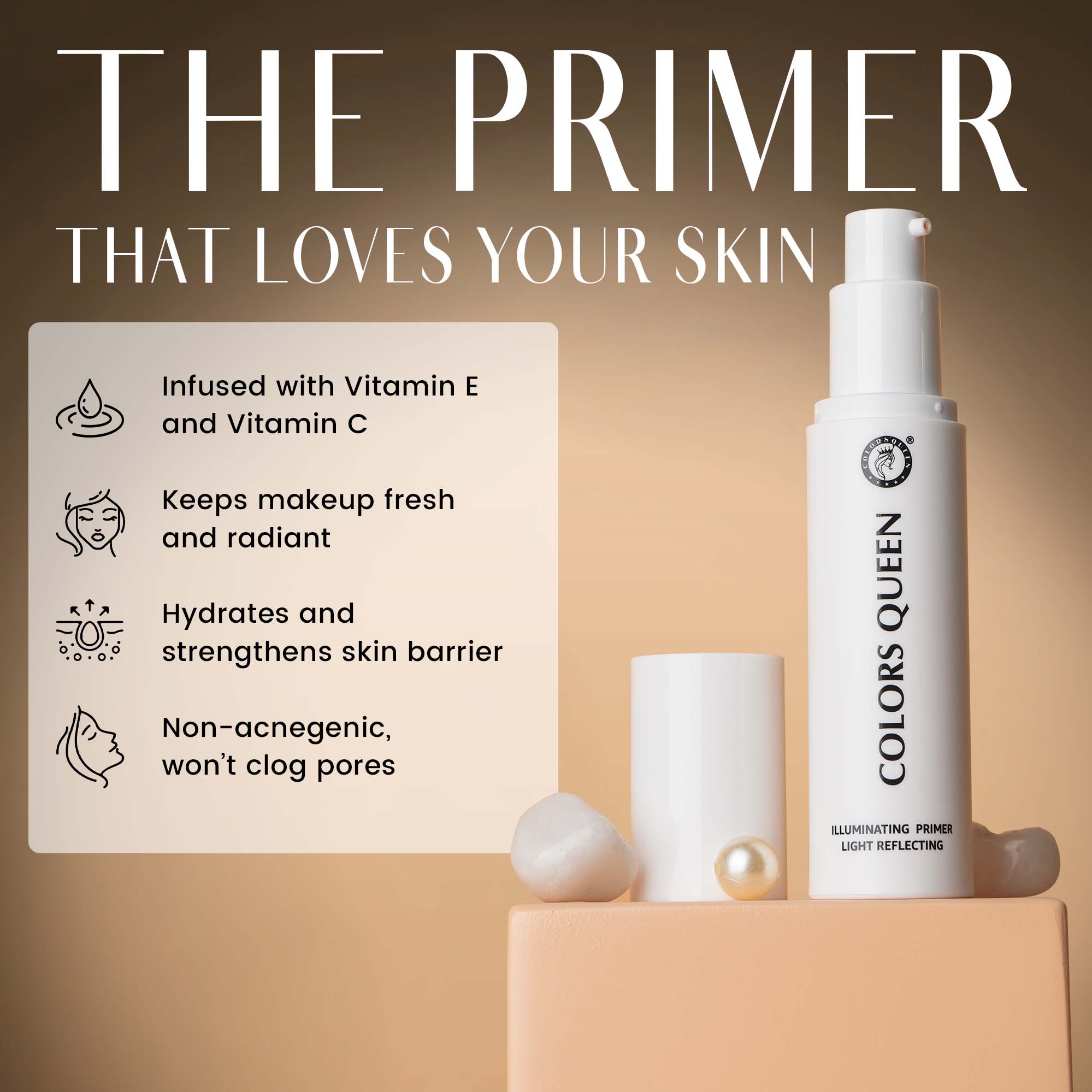 COLORS QUEEN Illuminating Primer Light Reflecting