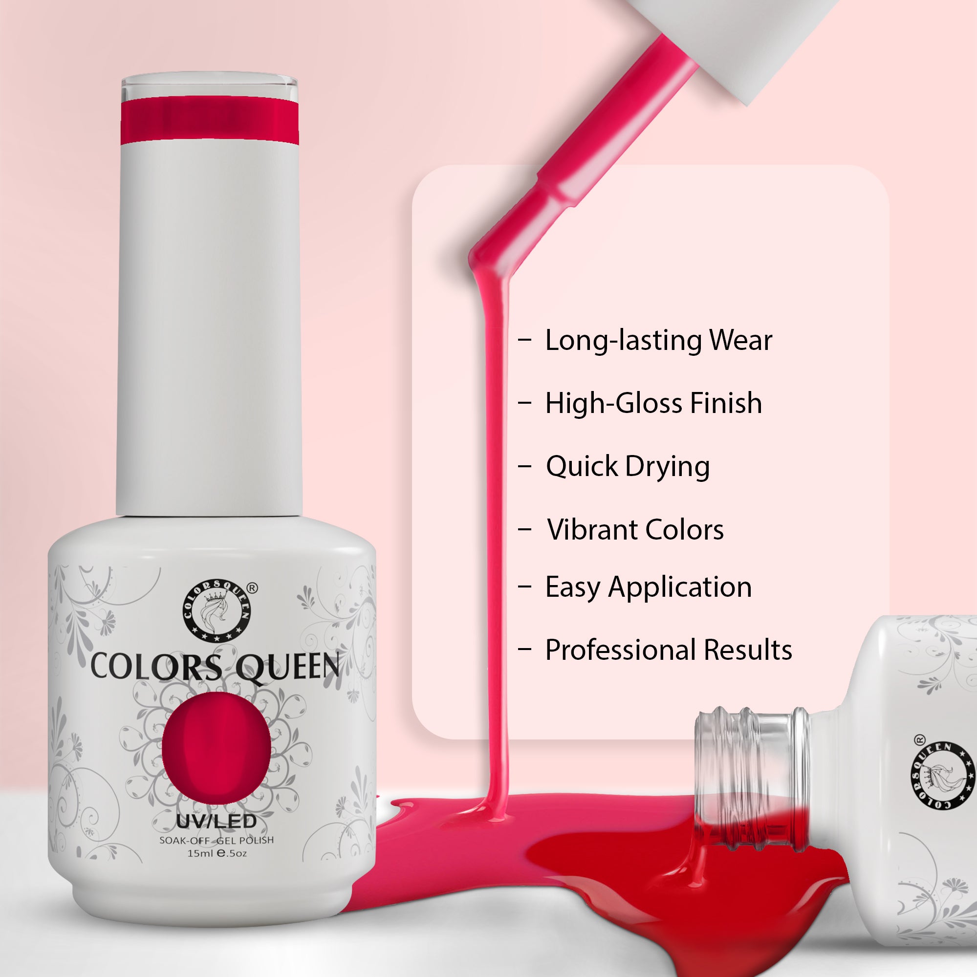 Colors Queen UV LED Soak Off Gel Finish - Nail Paint