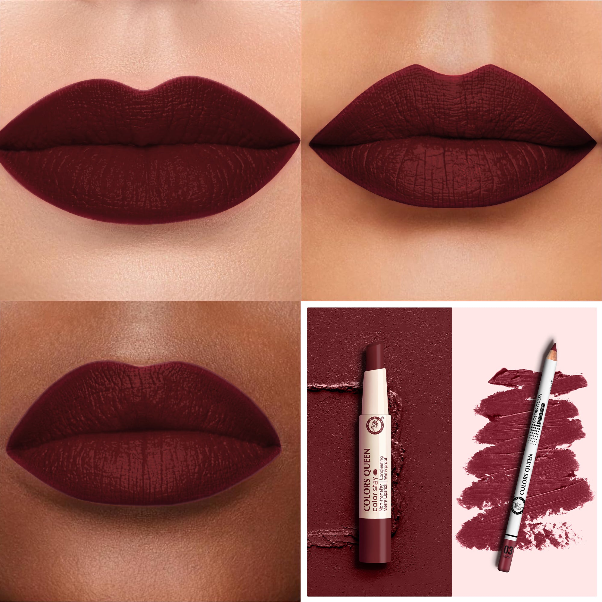 Color Stay Non-Transfer Lipstick and Lip Definer Combo
