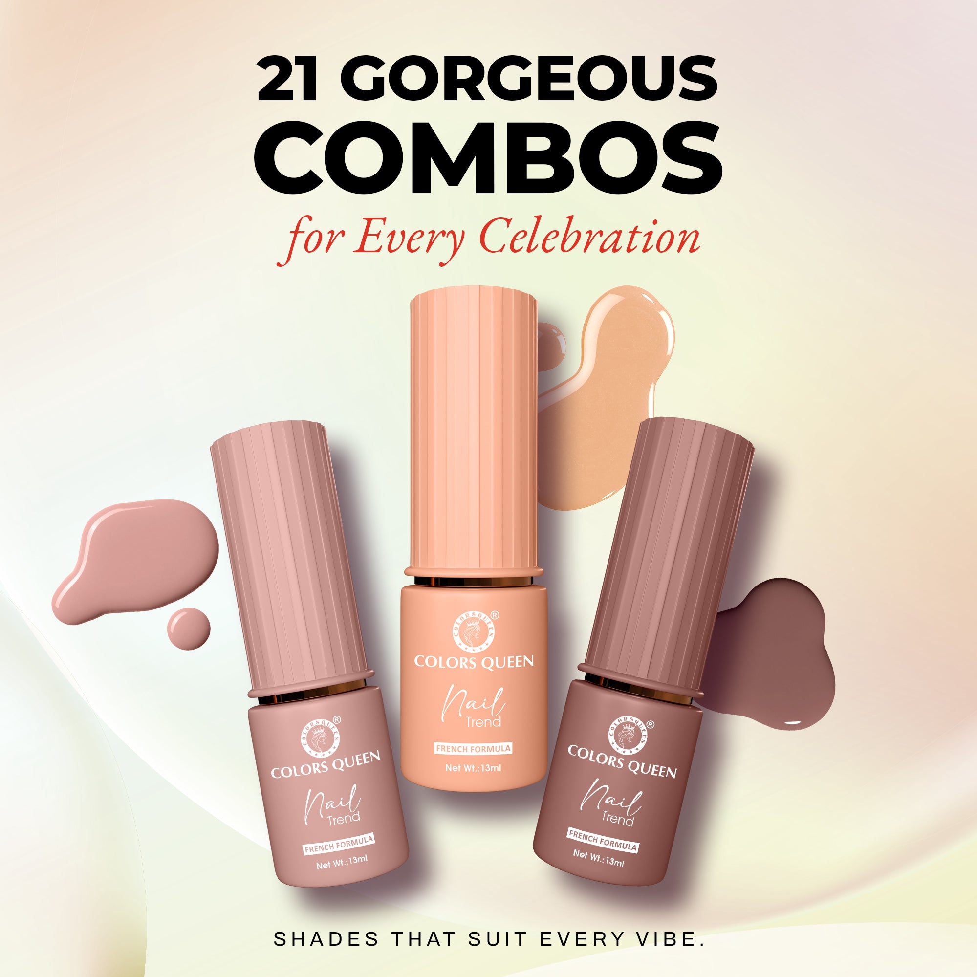 Nail Paint Set of 3 – Free Remover Pads