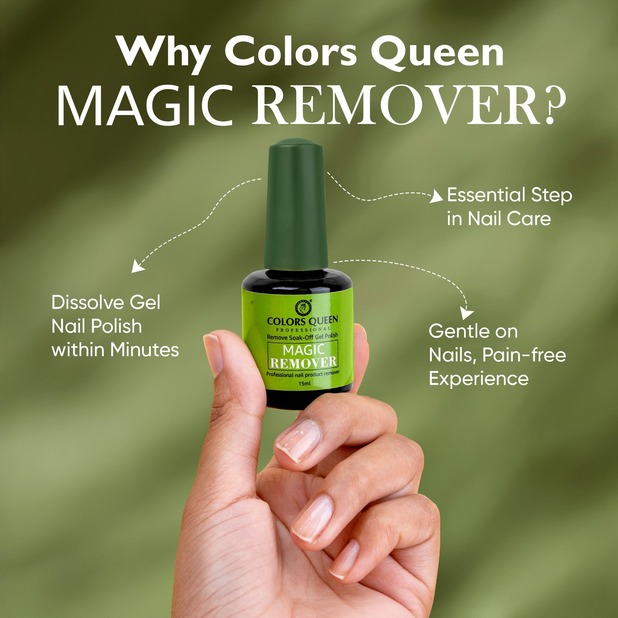 Colors Queen Magic Remover Professional Nail Product Remover
