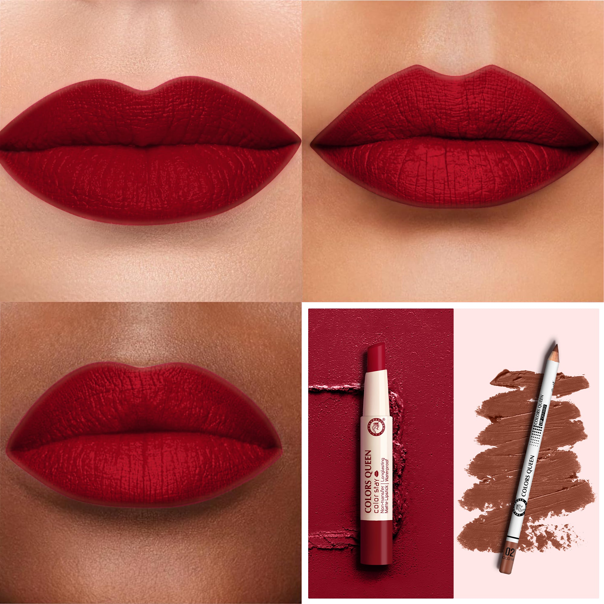 Color Stay Non-Transfer Lipstick and Lip Definer Combo