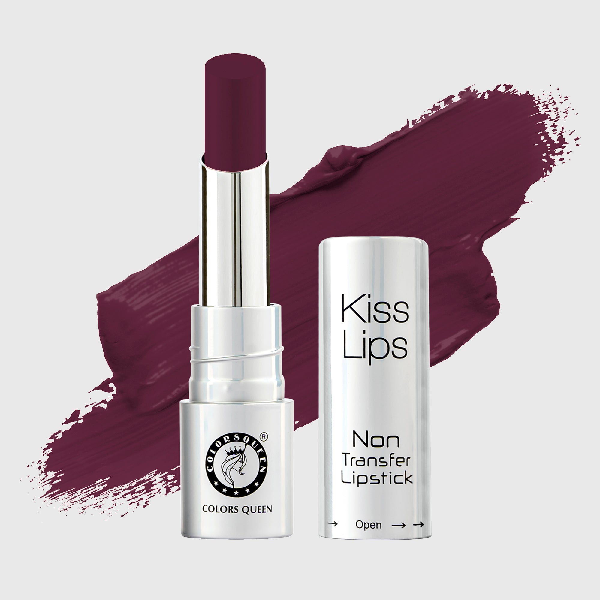 Kiss Lips Non-Transfer Matte Lipstick – 24 Bold Shades
