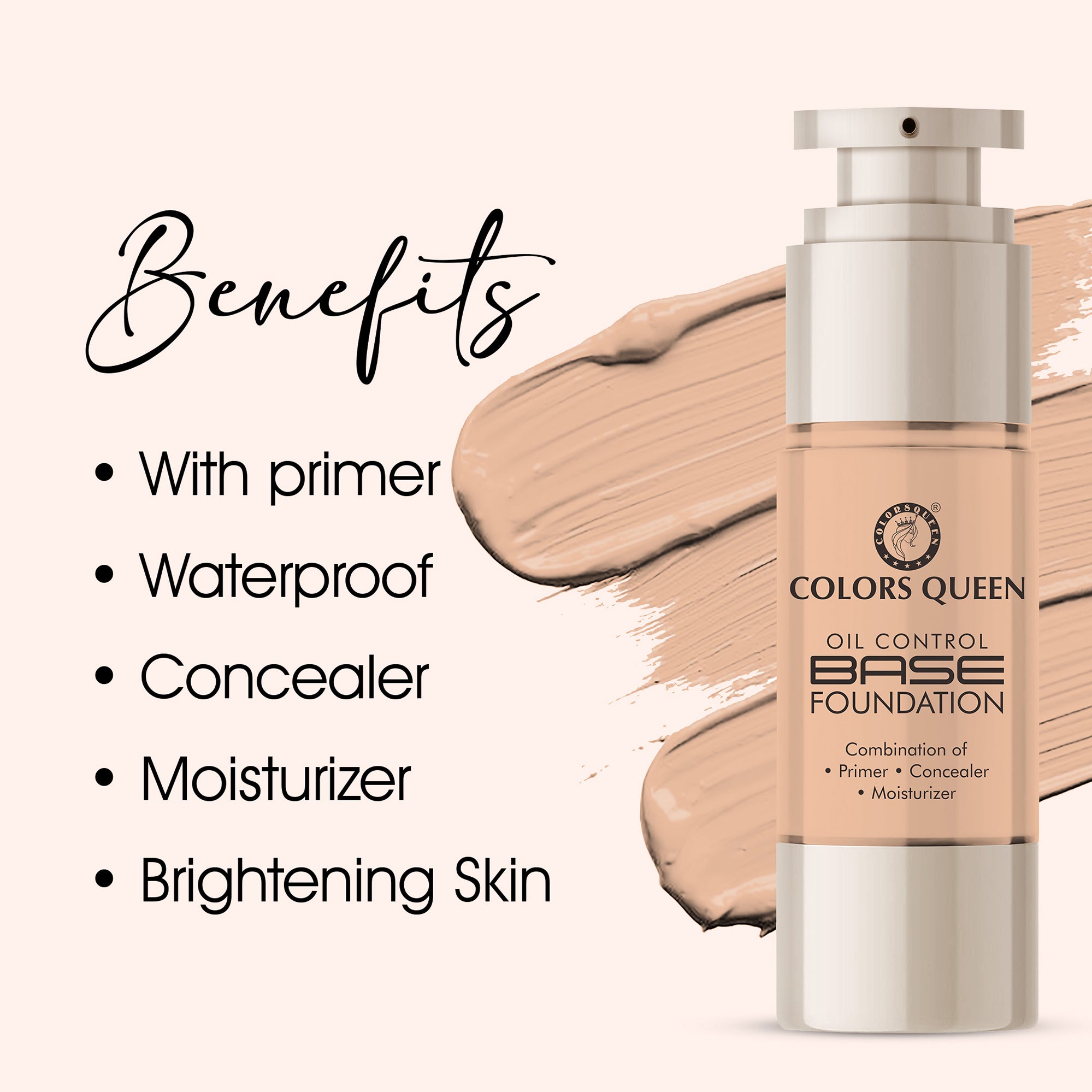 Colors Queen Oil Control Base Foundation