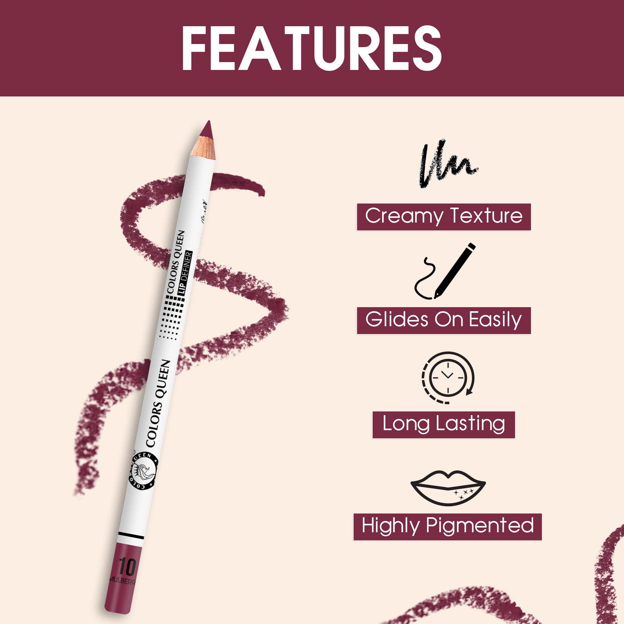 Lip & Eye Definer Set – 12 Shades for Precise Looks