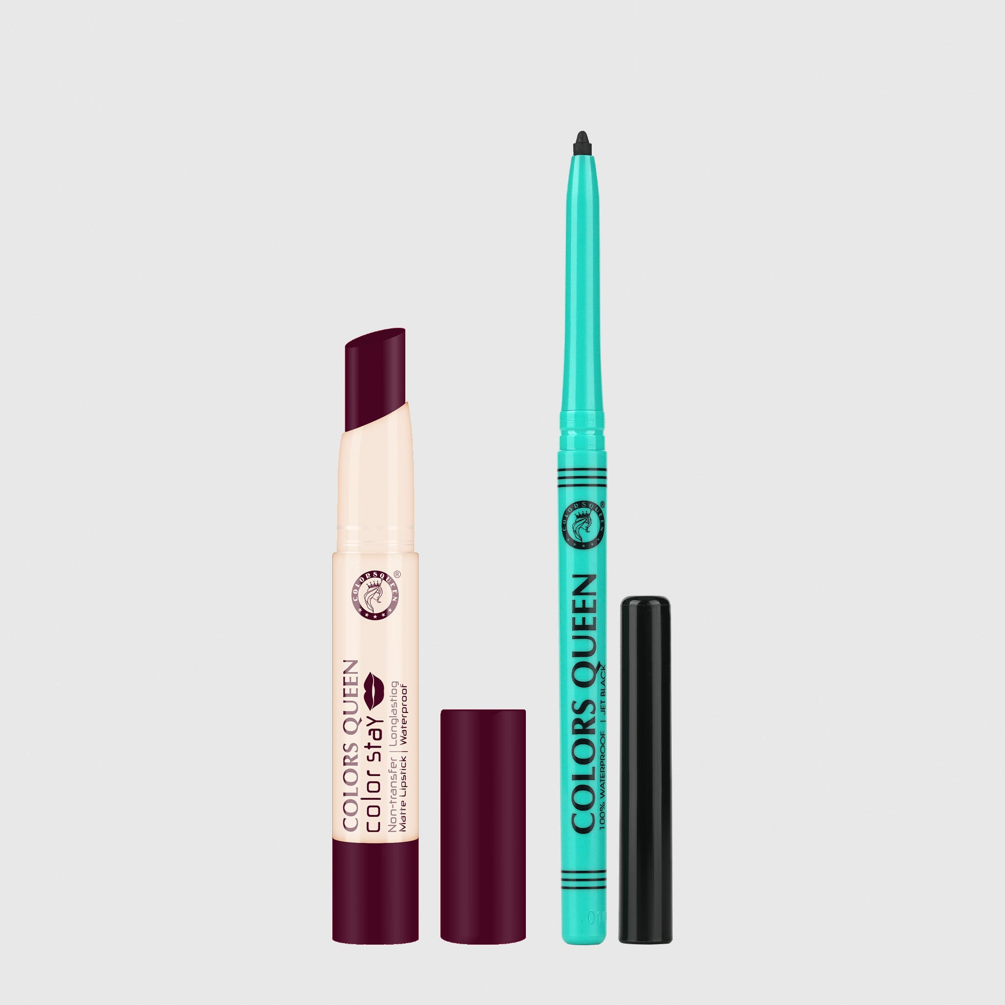 Color Stay Non-Transfer Lipstick and Bold Eyes Auto Kajal Combo