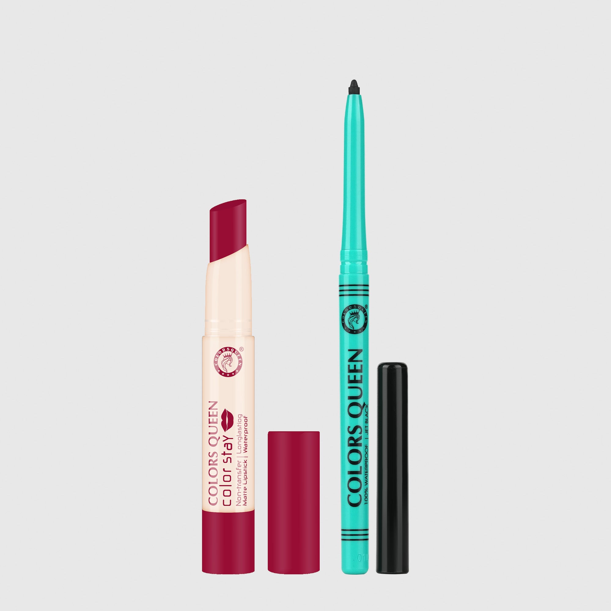 Color Stay Non-Transfer Lipstick and Bold Eyes Auto Kajal Combo