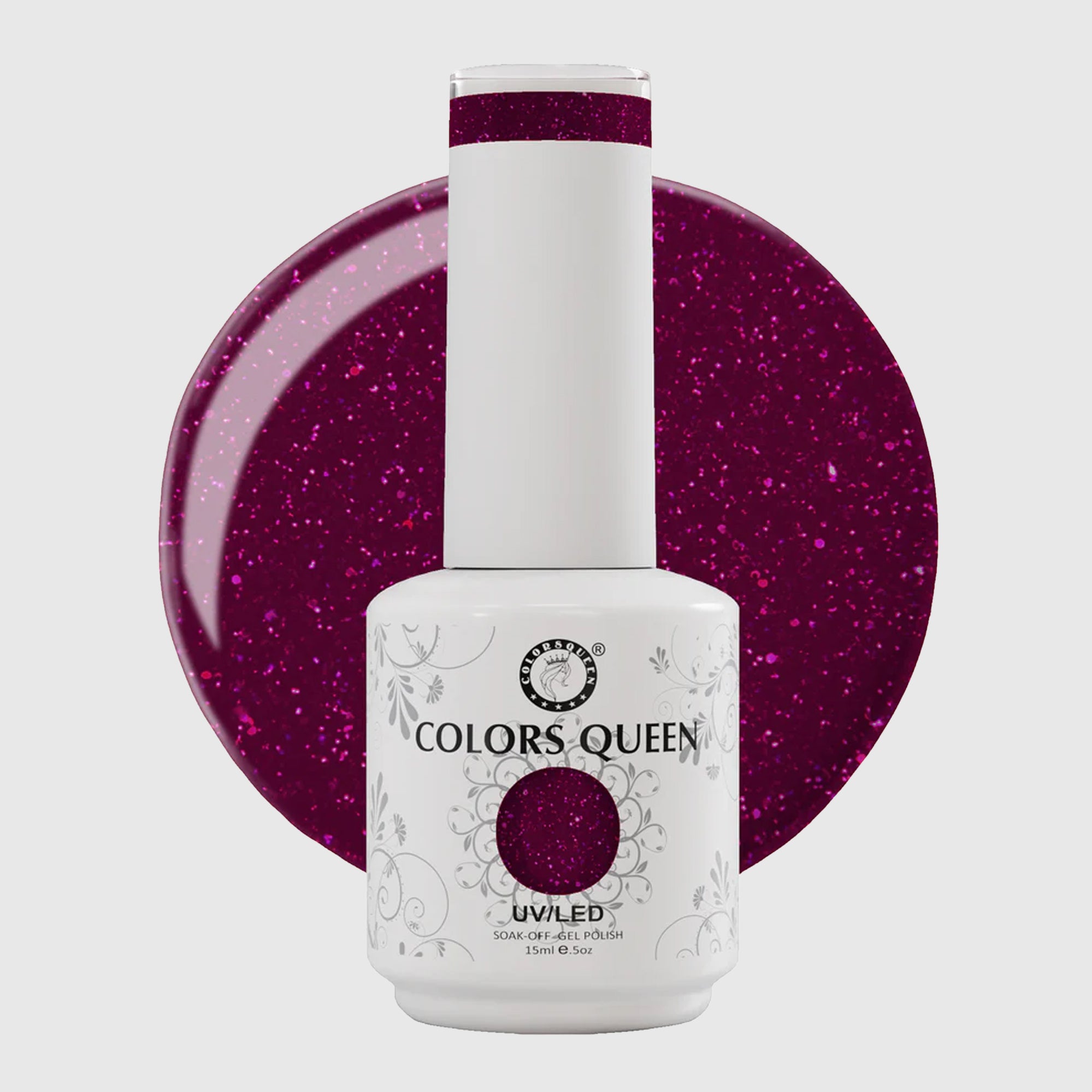 UV LED Soak Off Gel Polish - Glitter Nail Colors | 15 ML