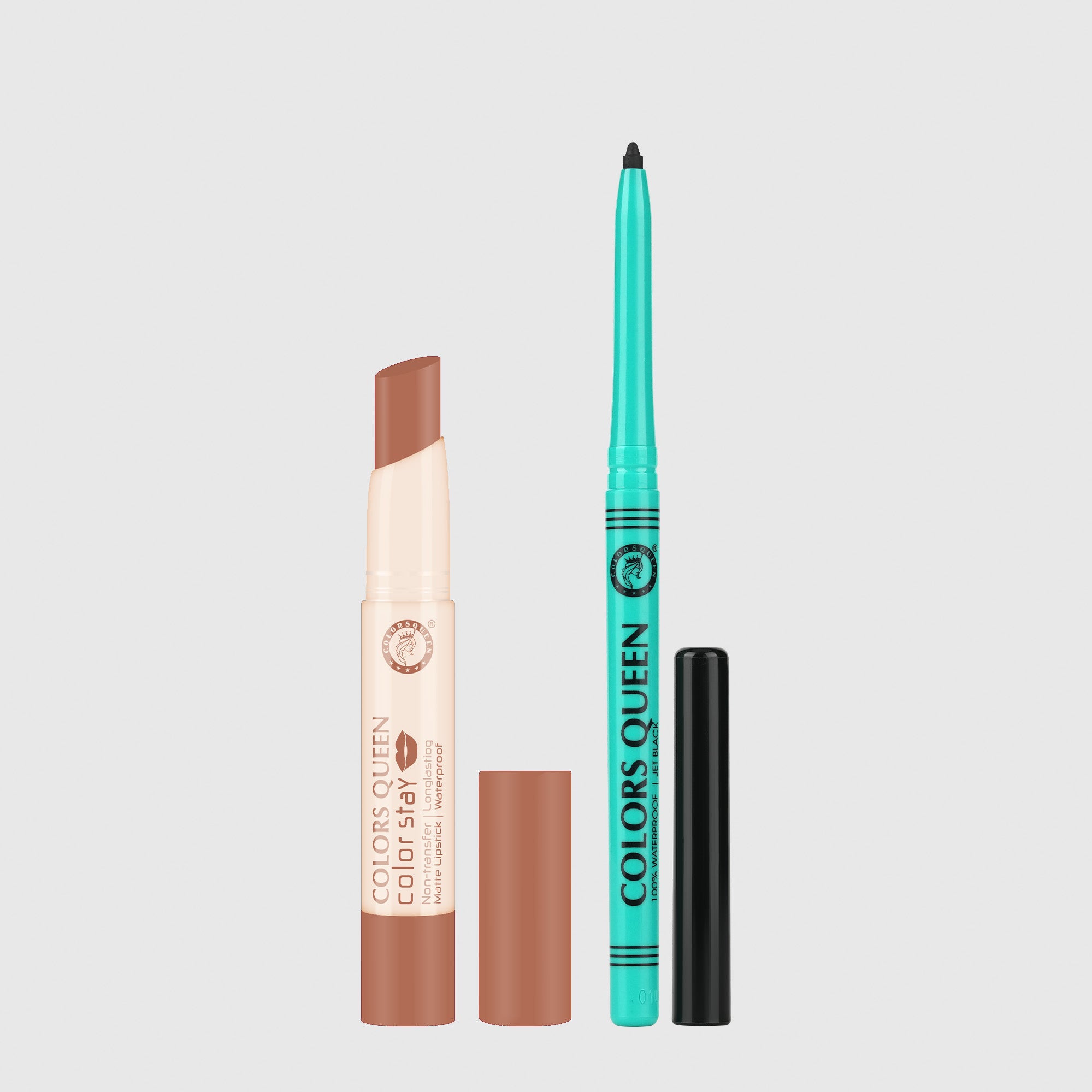 Color Stay Non-Transfer Lipstick and Bold Eyes Auto Kajal Combo