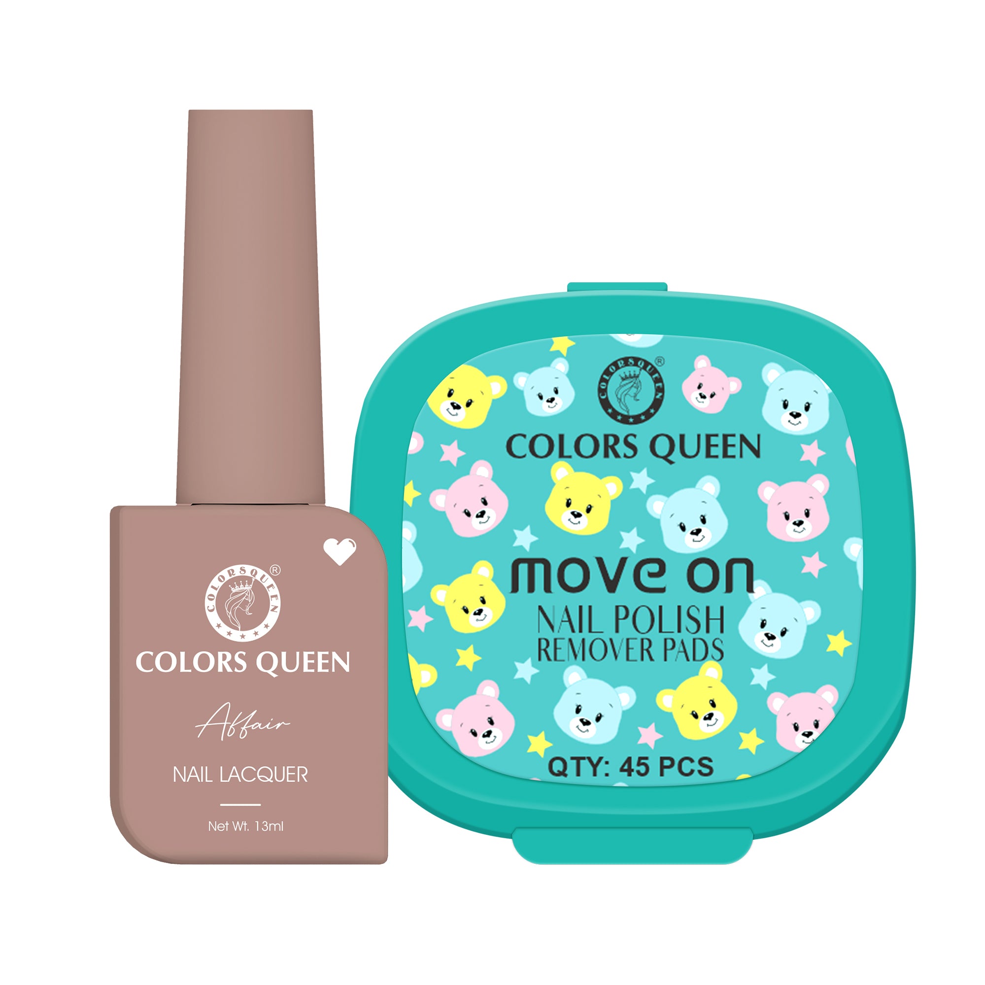 Affair Nail Paint & Polish Remover Pads Combo – Your Confidence Key to Flawless Nails