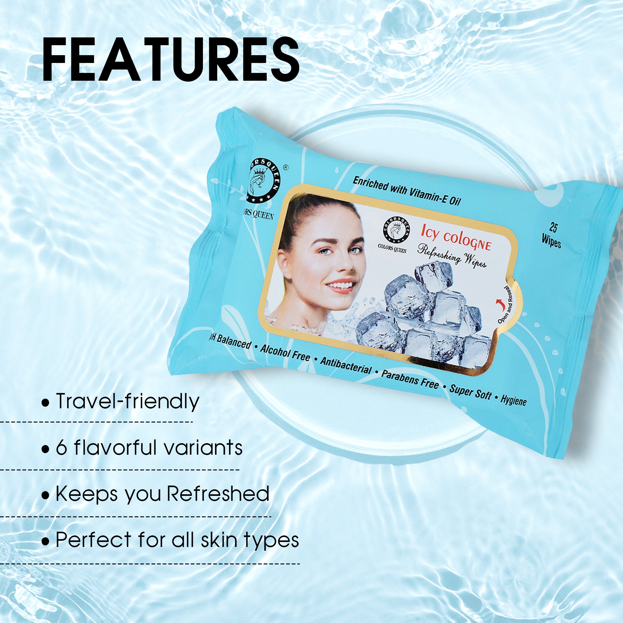 Colors Queen Wet Wipes | 25 Wipes