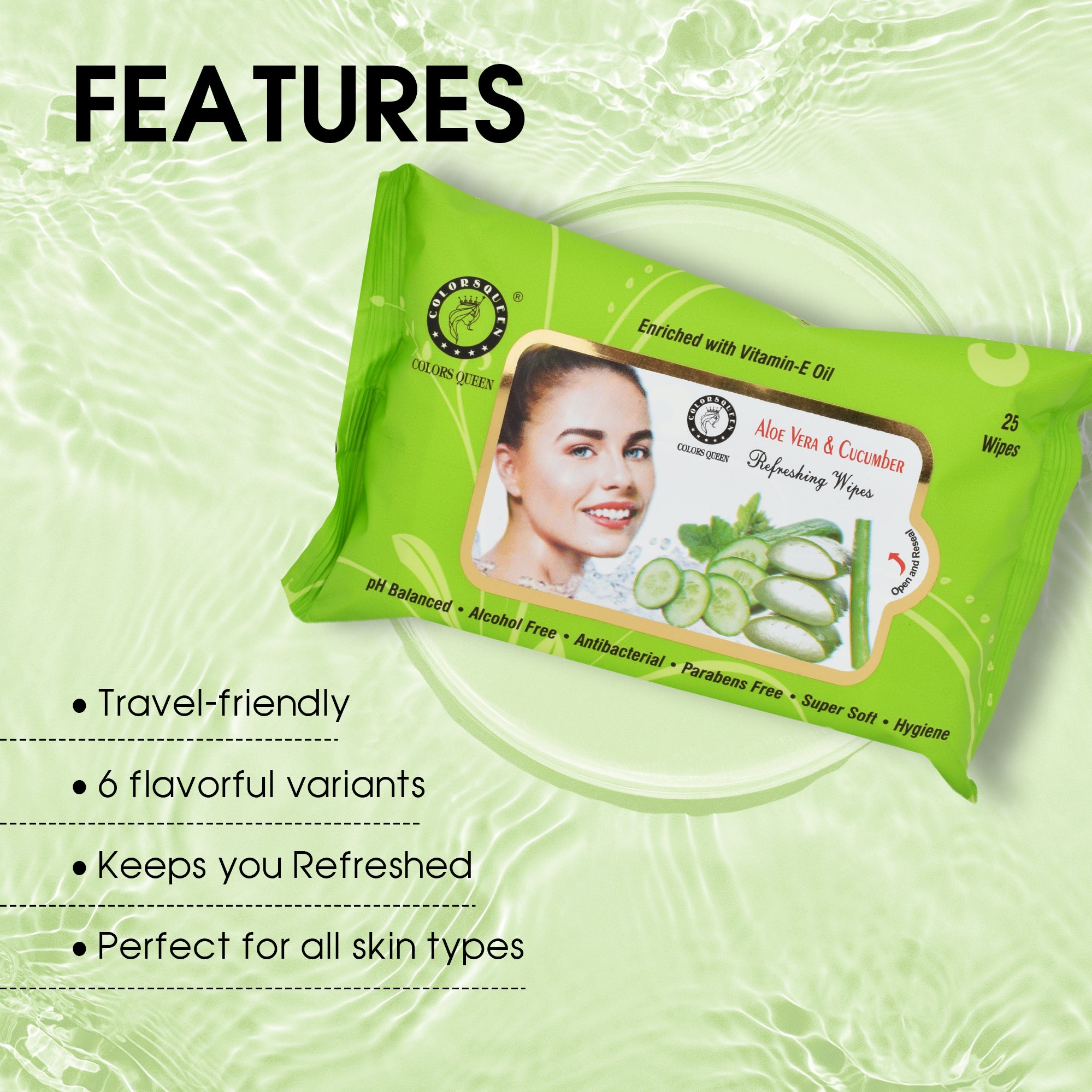 Colors Queen Wet Wipes | 25 Wipes