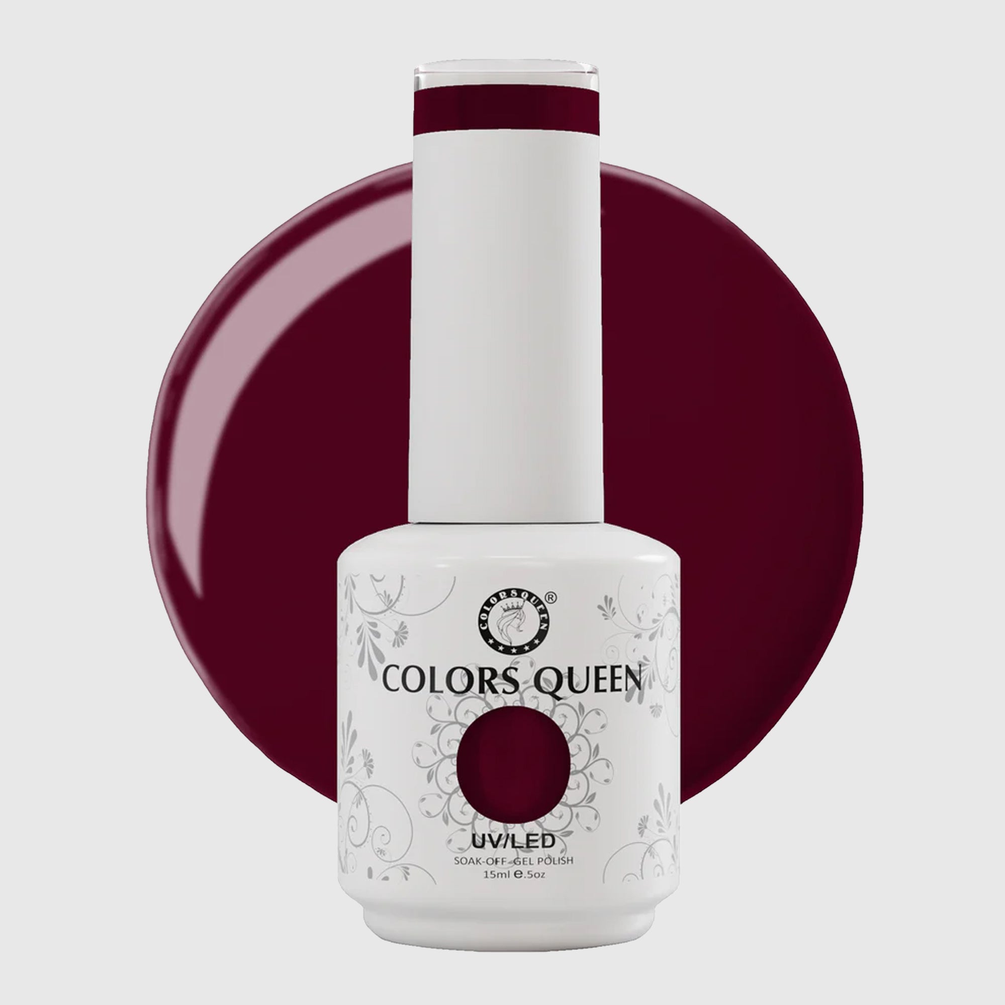 UV LED Soak Off Gel Polish - Red, Maroon & Brown Nail Colors | 15 ML