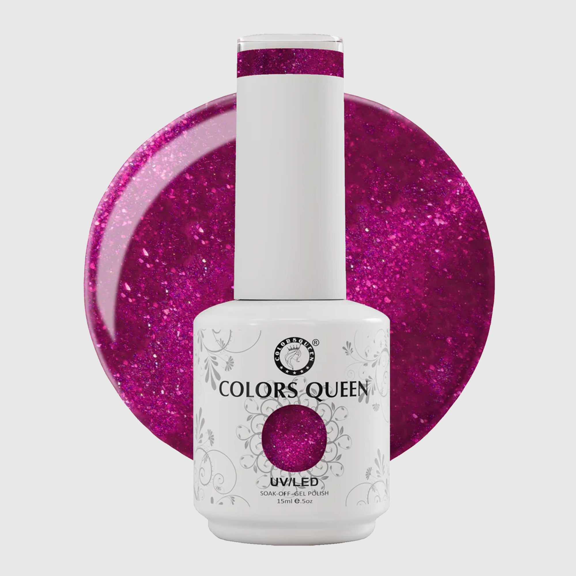 UV LED Soak Off Gel Polish - Glitter Nail Colors | 15 ML