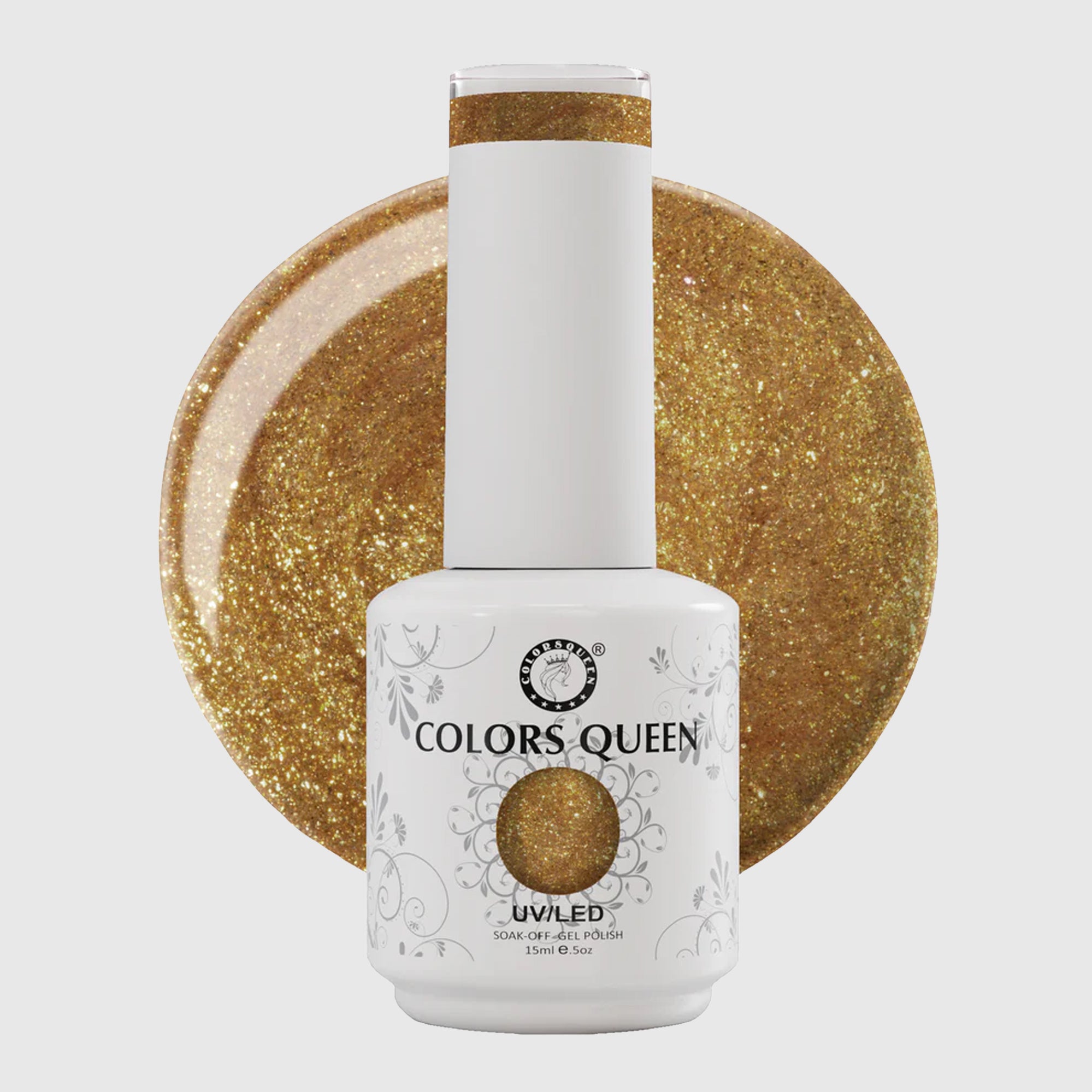 UV LED Soak Off Gel Polish - Glitter Nail Colors | 15 ML