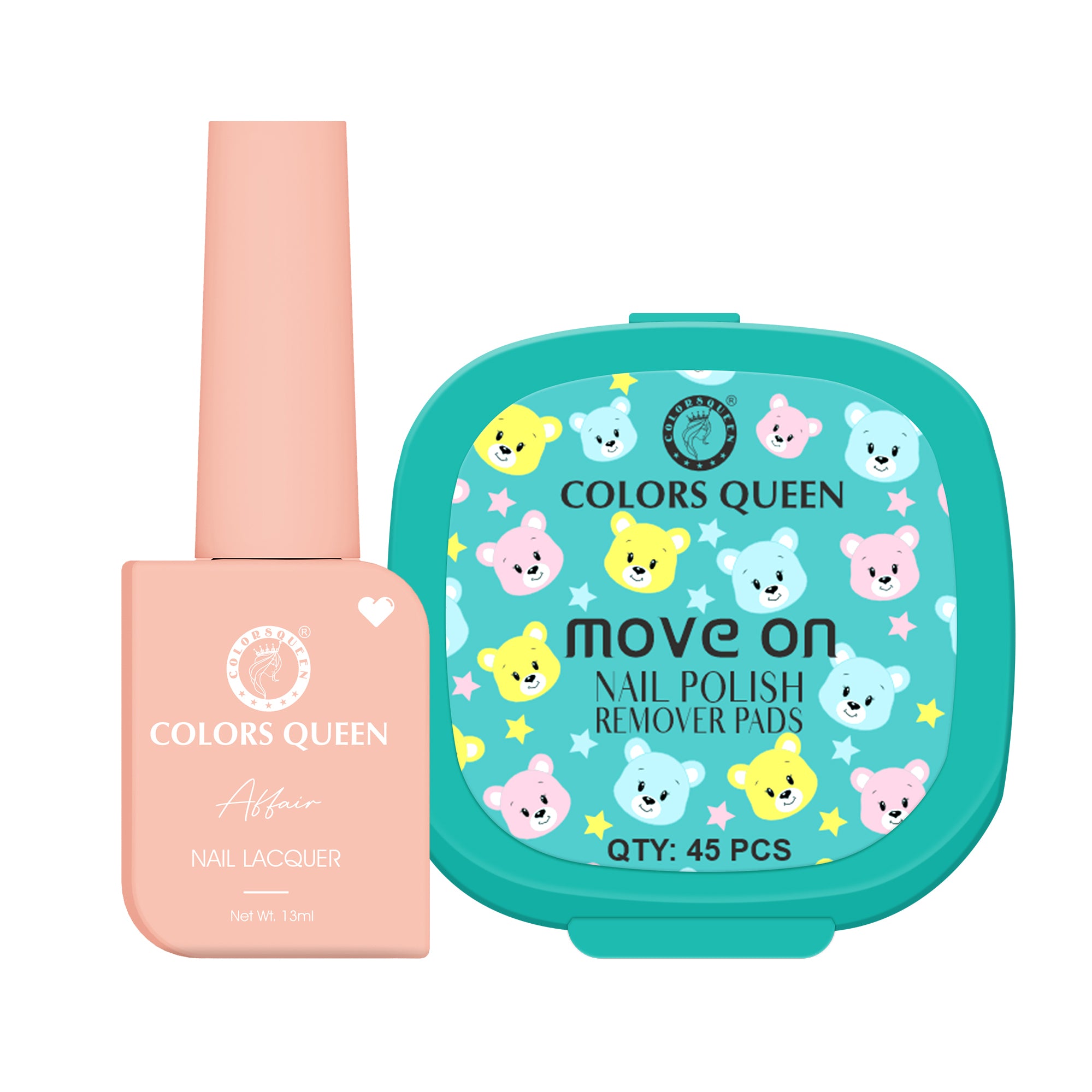 Affair Nail Paint & Polish Remover Pads Combo – Your Confidence Key to Flawless Nails