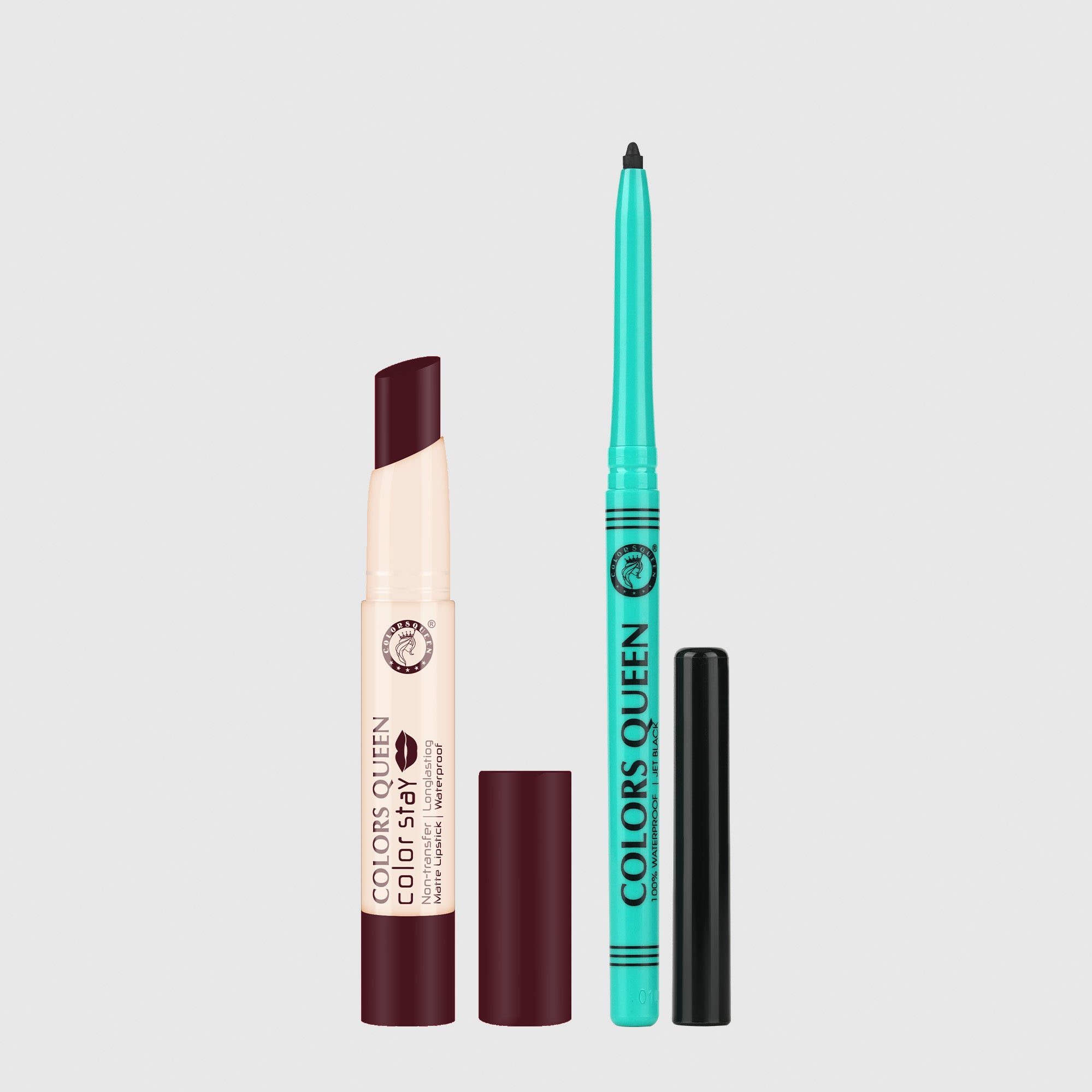 Color Stay Non-Transfer Lipstick and Bold Eyes Auto Kajal Combo