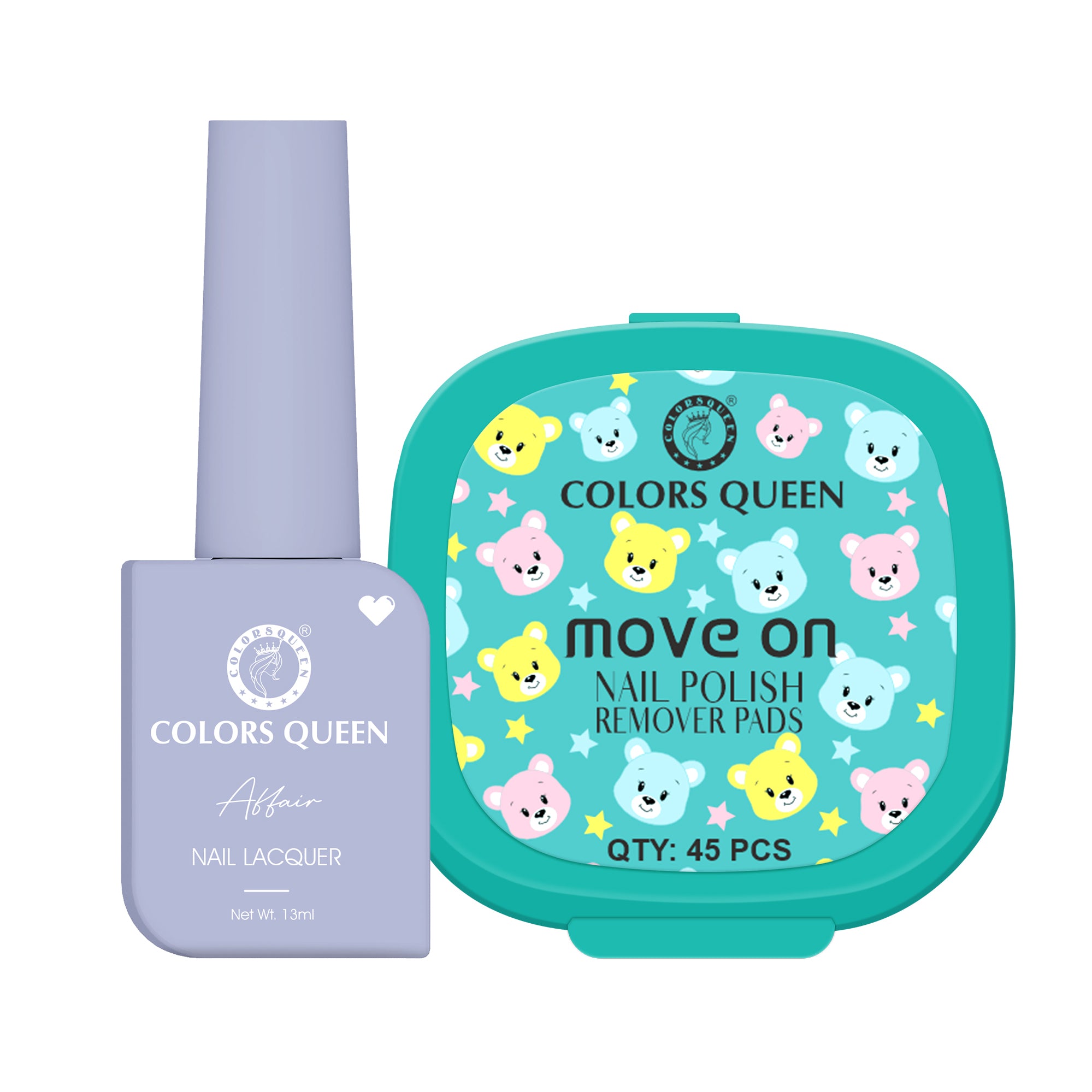 Affair Nail Paint & Polish Remover Pads Combo – Your Confidence Key to Flawless Nails