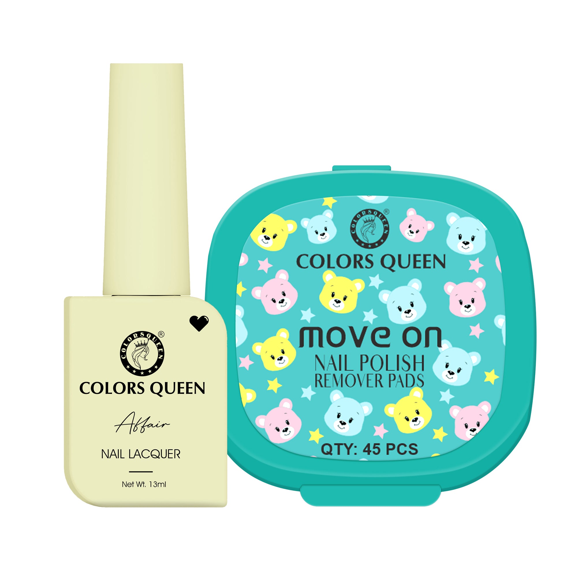 Affair Nail Paint & Polish Remover Pads Combo – Your Confidence Key to Flawless Nails