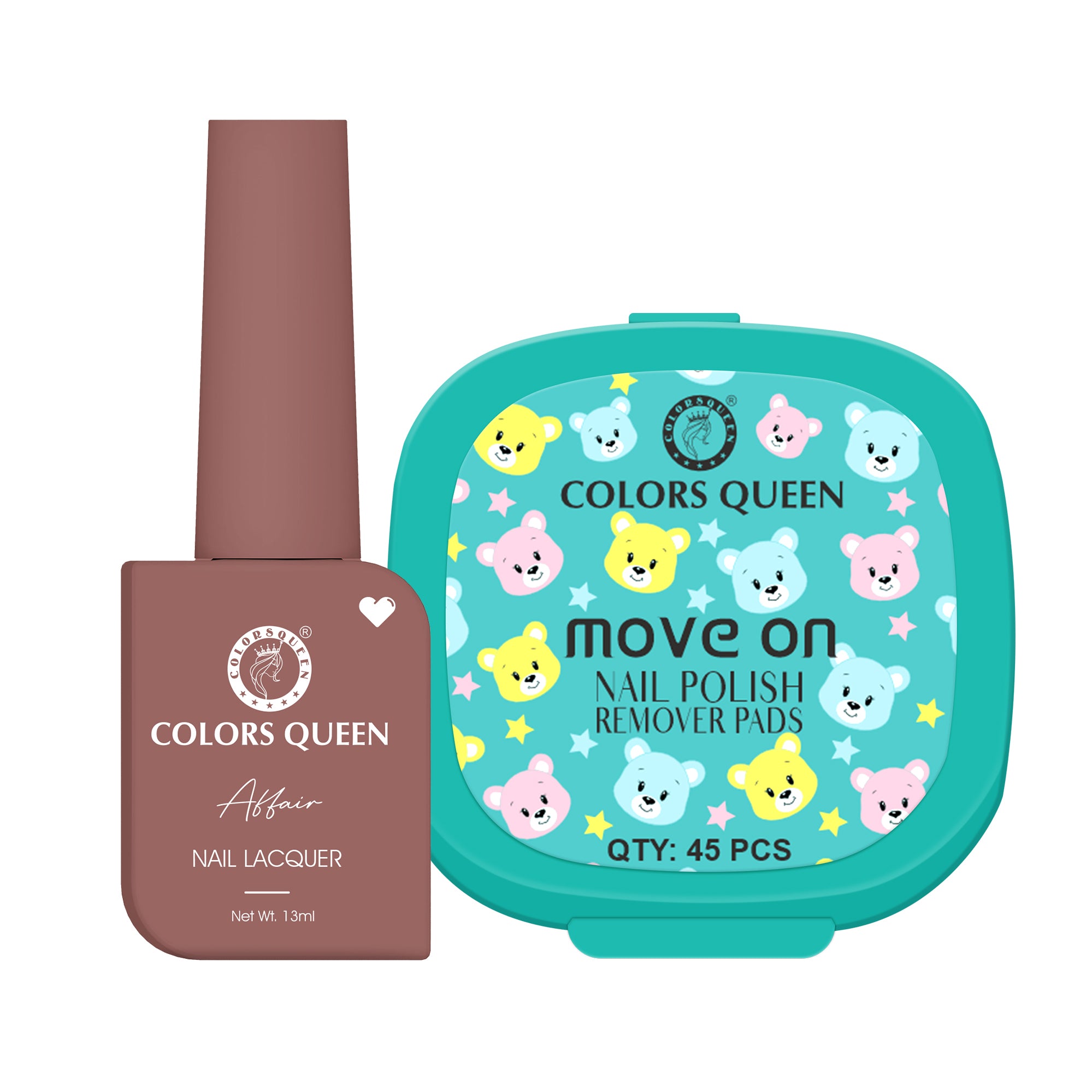Affair Nail Paint & Polish Remover Pads Combo – Your Confidence Key to Flawless Nails