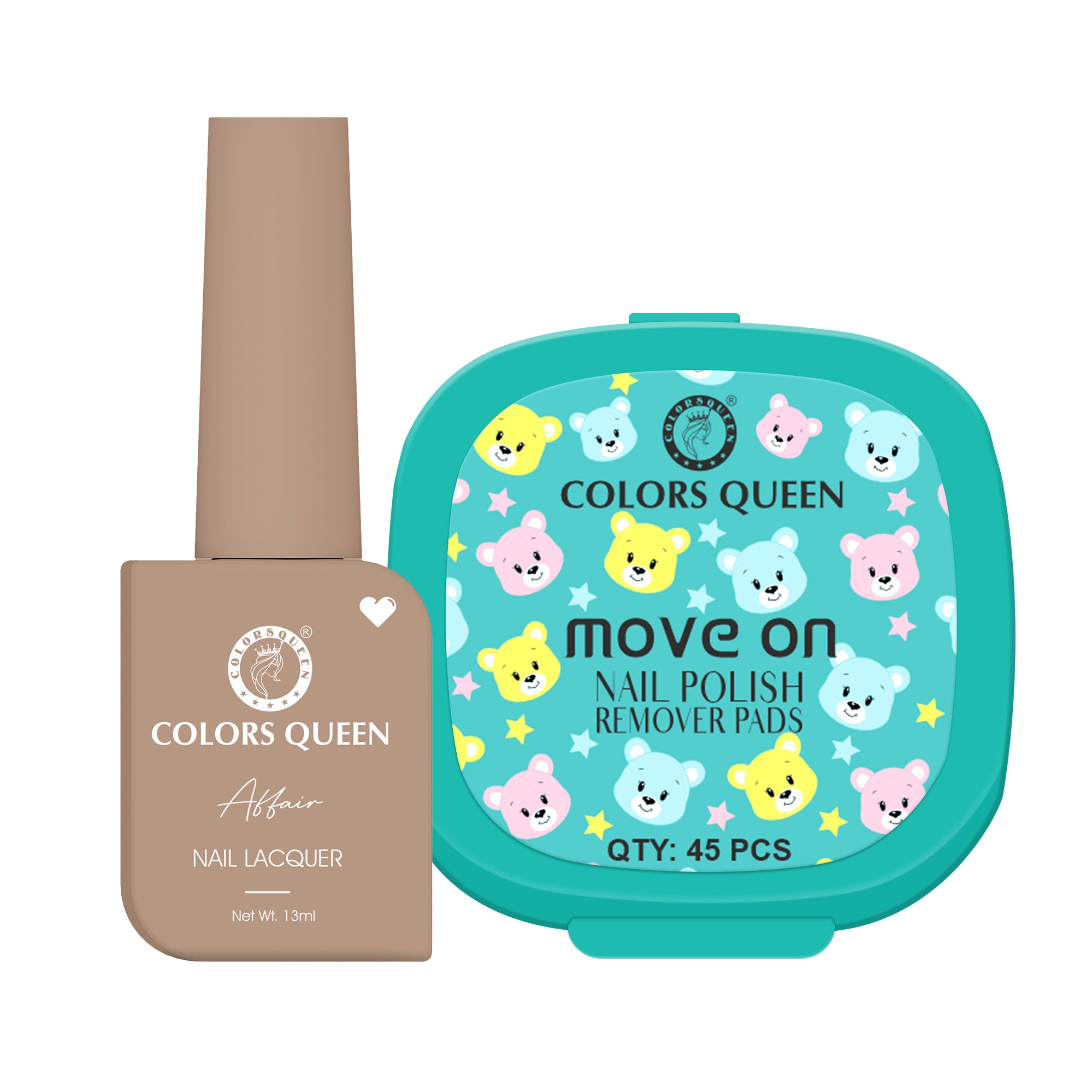 Affair Nail Paint & Polish Remover Pads Combo – Your Confidence Key to Flawless Nails