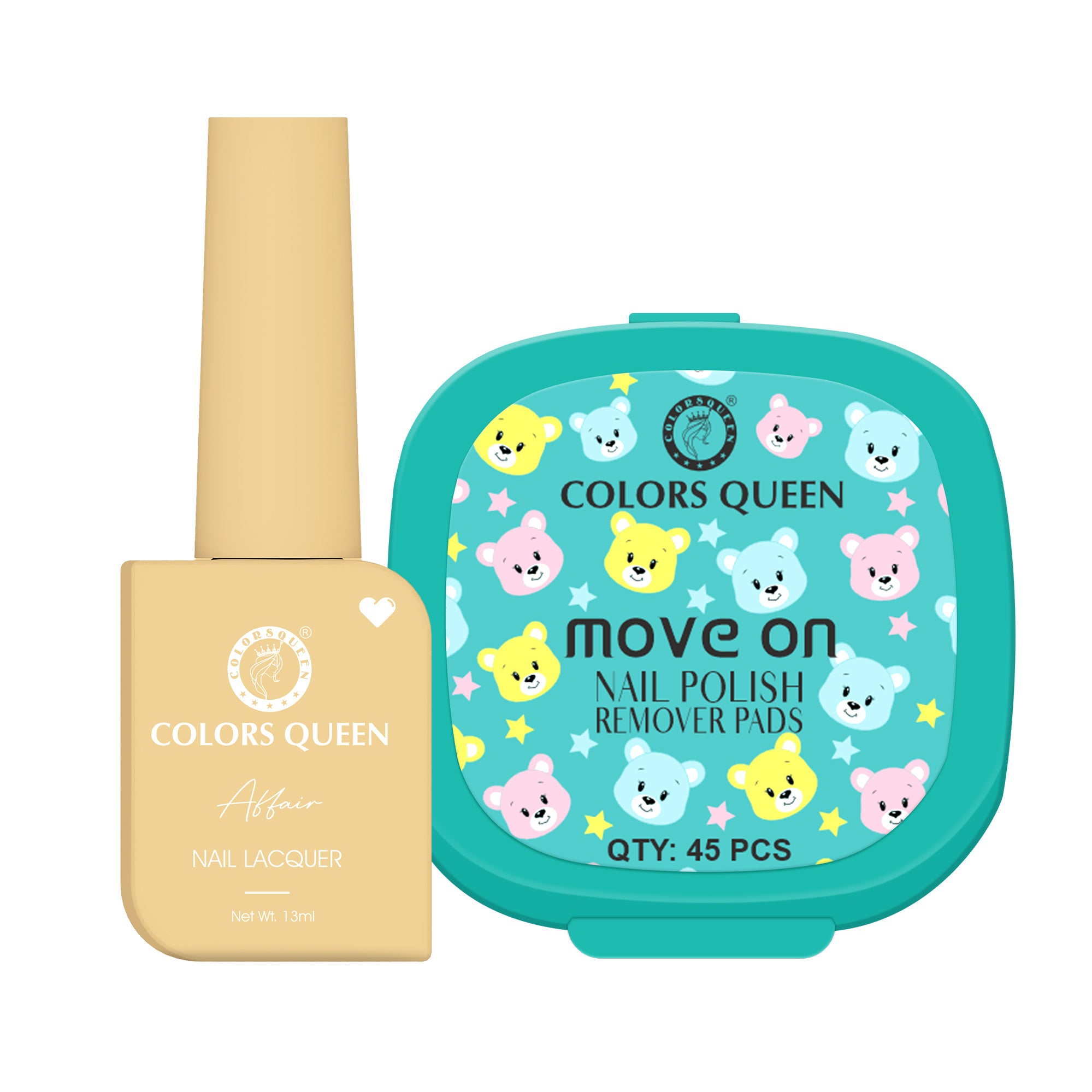 Affair Nail Paint & Polish Remover Pads Combo – Your Confidence Key to Flawless Nails