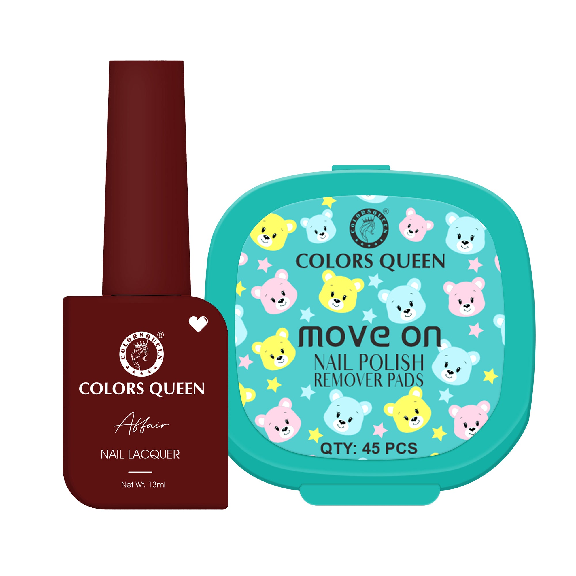 Affair Nail Paint & Polish Remover Pads Combo – Your Confidence Key to Flawless Nails