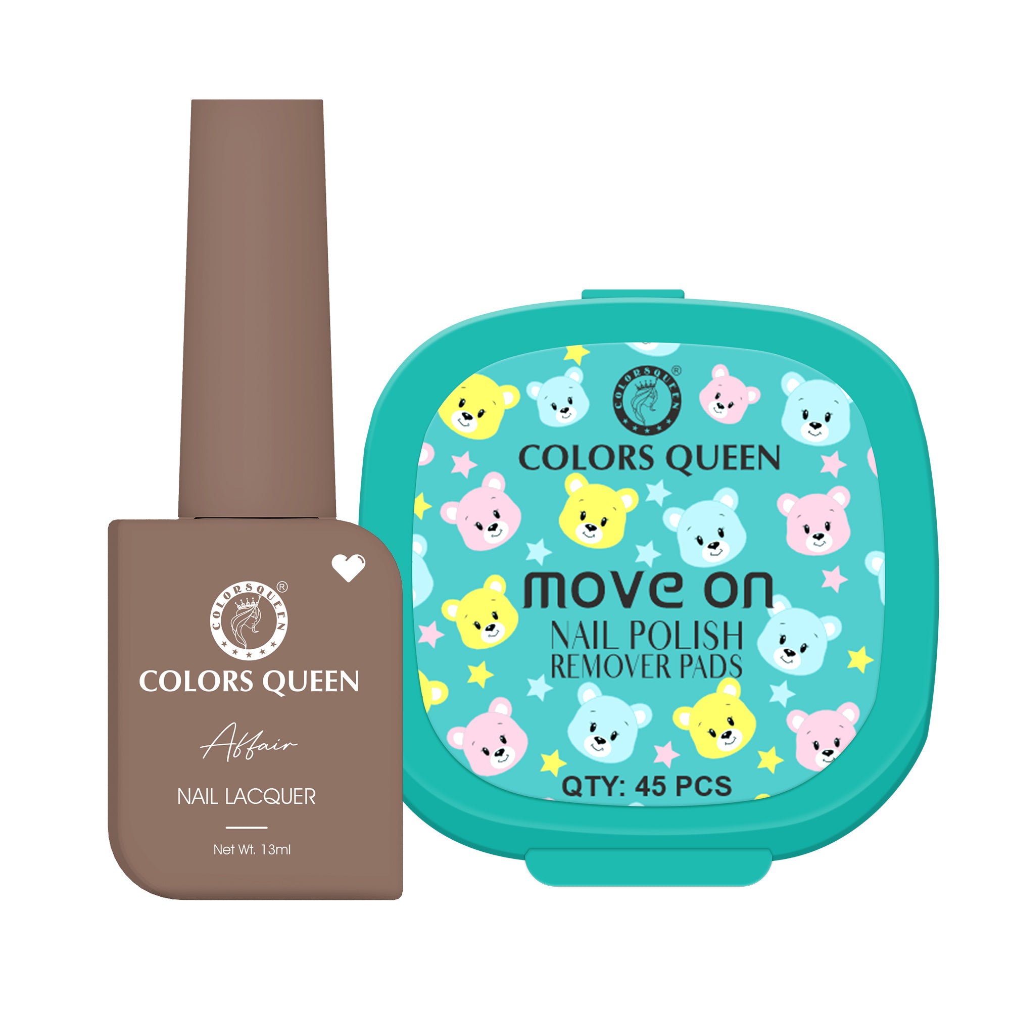 Affair Nail Paint & Polish Remover Pads Combo – Your Confidence Key to Flawless Nails