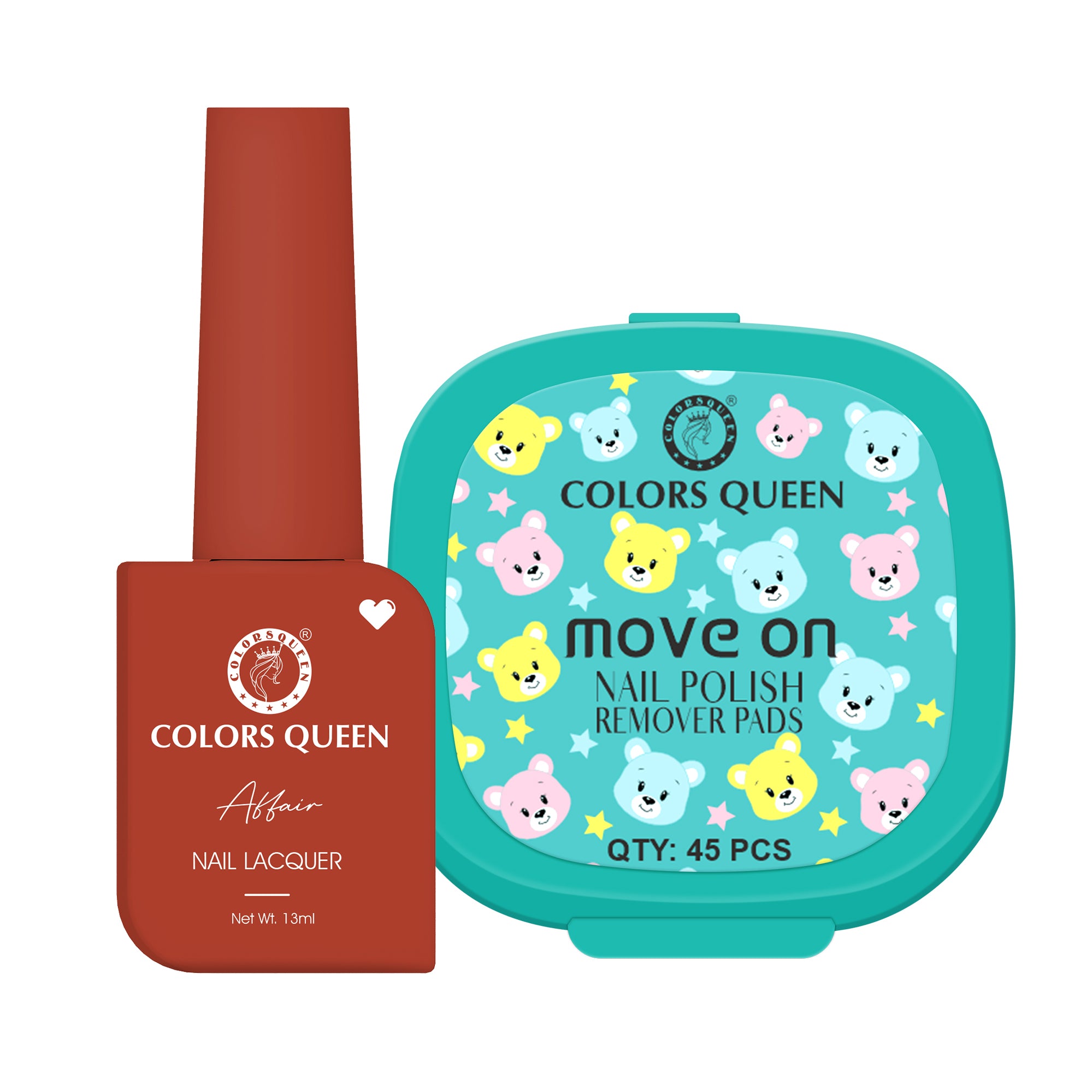 Affair Nail Paint & Polish Remover Pads Combo – Your Confidence Key to Flawless Nails