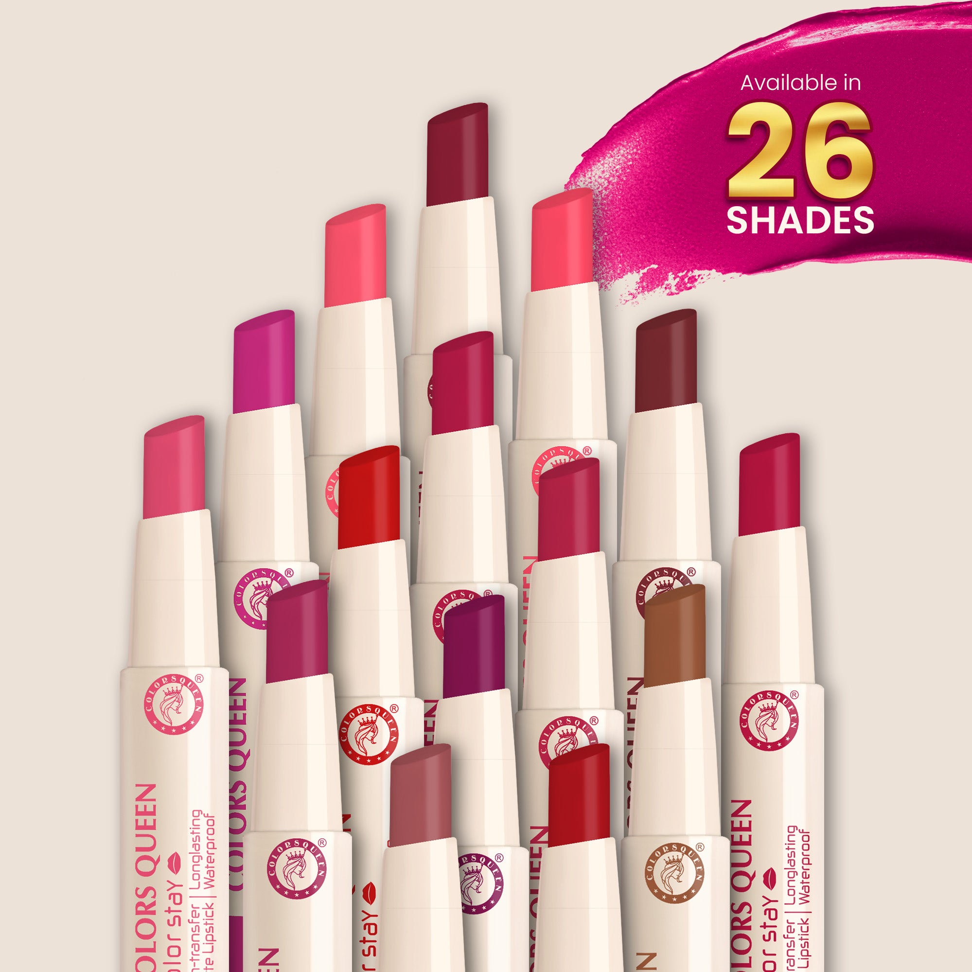 Colors Queen Colors Stay Non- Transfer Lipstick
