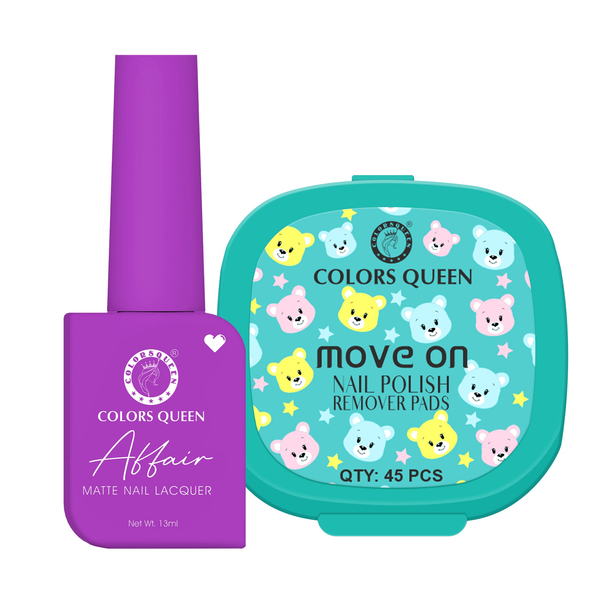 Affair Nail Paint & Polish Remover Pads Combo – Your Confidence Key to Flawless Nails