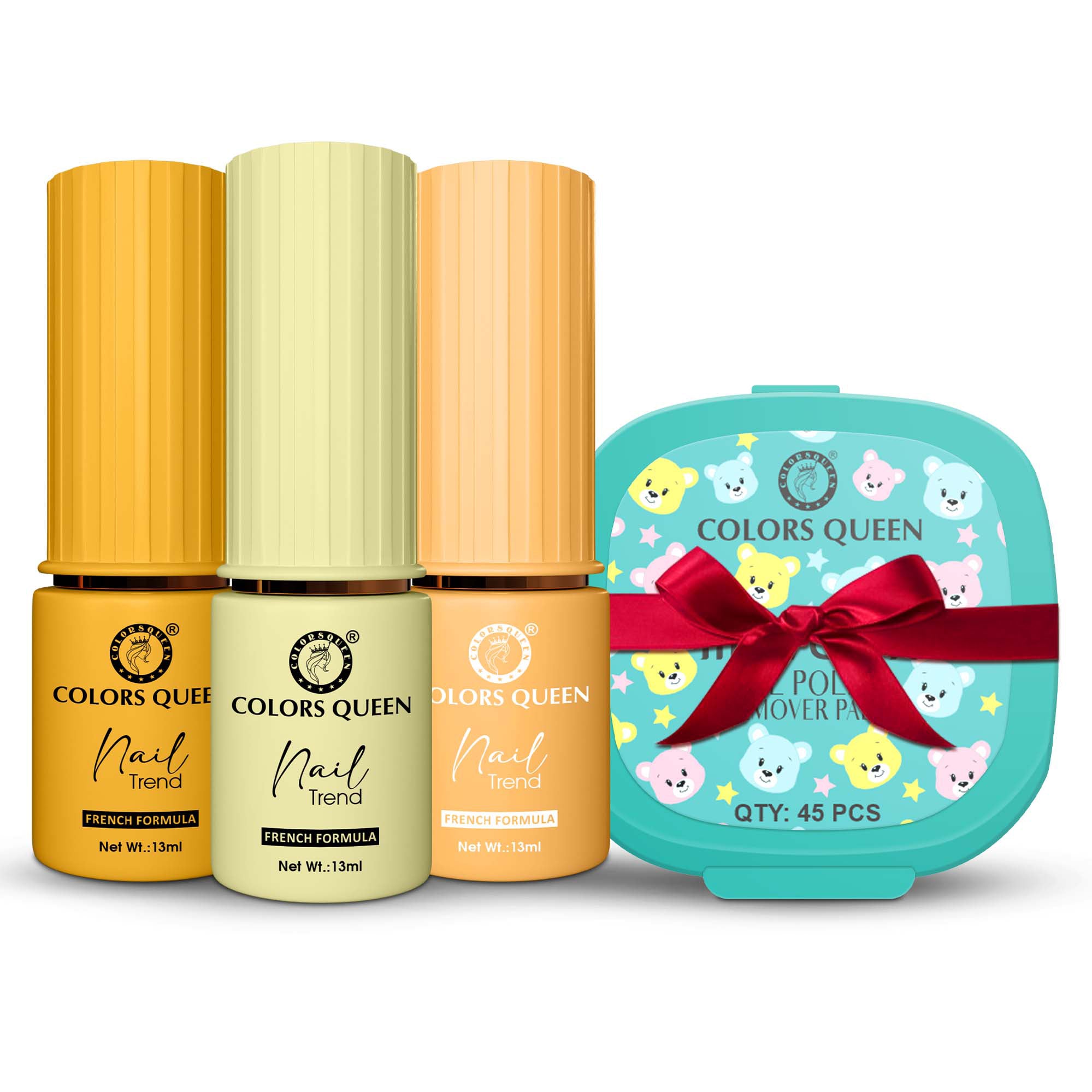 Nail Paint Set of 3 – Free Remover Pads
